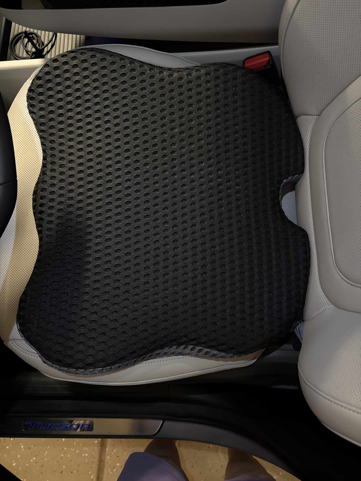 Wedge Car Seat Cushion for Better Visibility & Sciatica Pain Relief customer photo 1