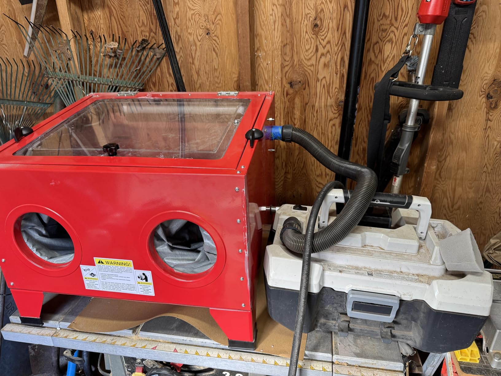 25 Gallon Sandblasting Cabinet customer photo 1