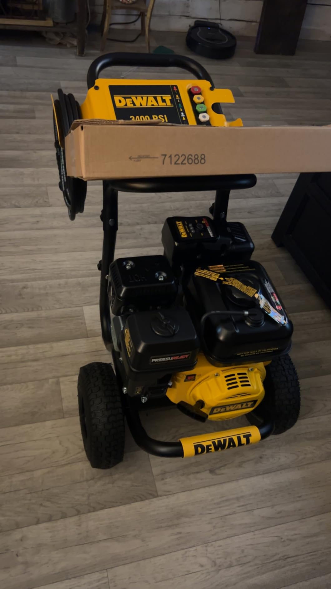 DeWalt 3300 PSI Gas Pressure Washer, 2.4 GPM, Residential Model DXPW3300-S customer photo 1
