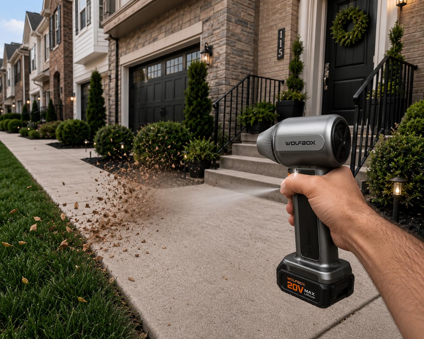 WOLFBOX MF400 Cordless Leaf Blower - Lightweight Jet Blower & Car Dryer customer photo 1