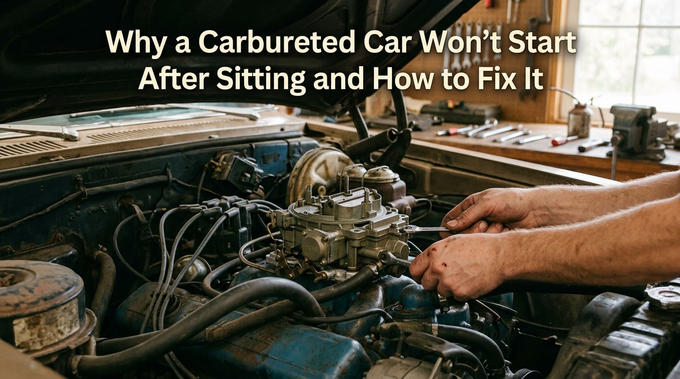 Why a Carbureted Car Won't Start After Sitting and How to Fix It