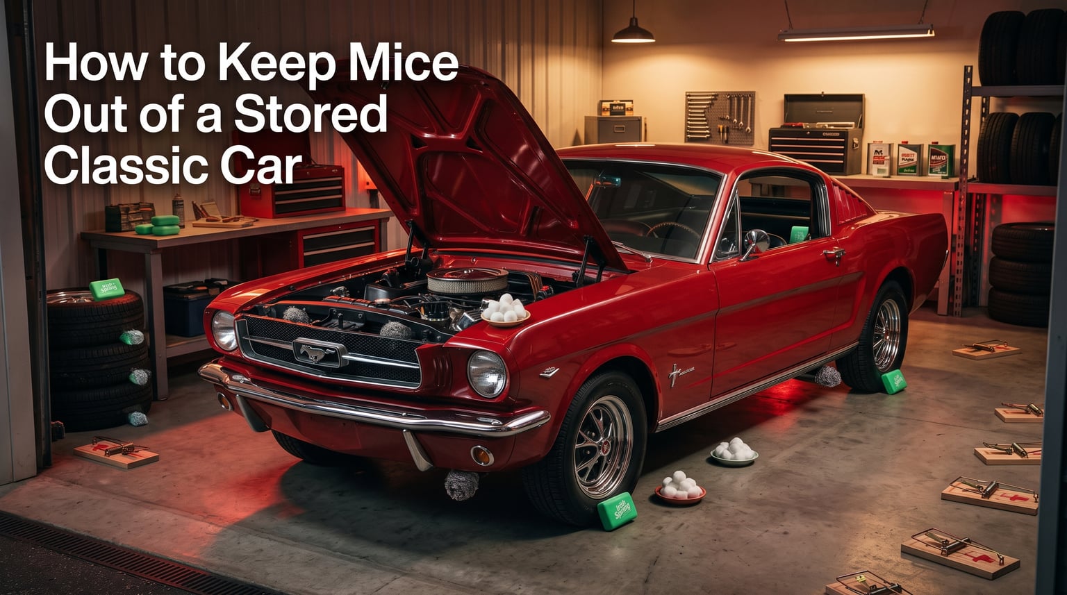 How to Keep Mice Out of a Stored Classic Car