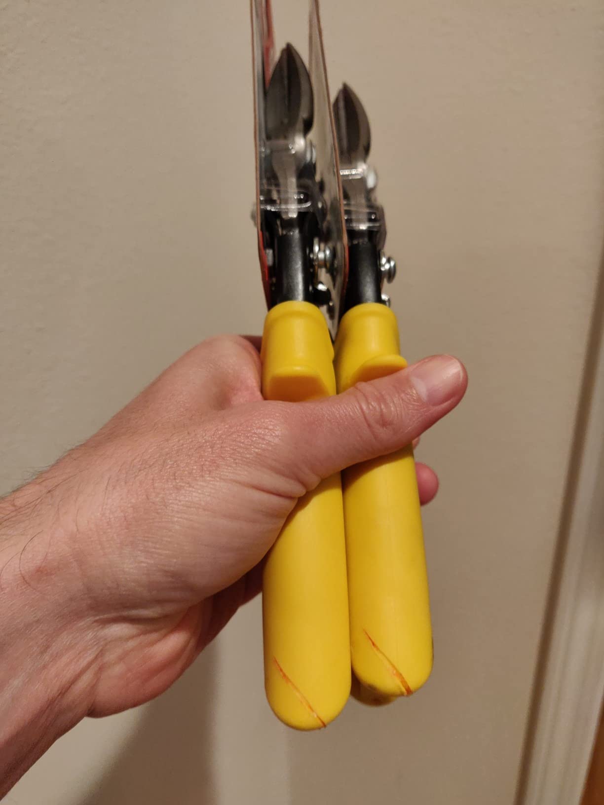 Crescent Wiss 9-3/4 Inch MetalMaster Compound Action Snips - Straight, Left and Right Cut - M3R customer photo 1
