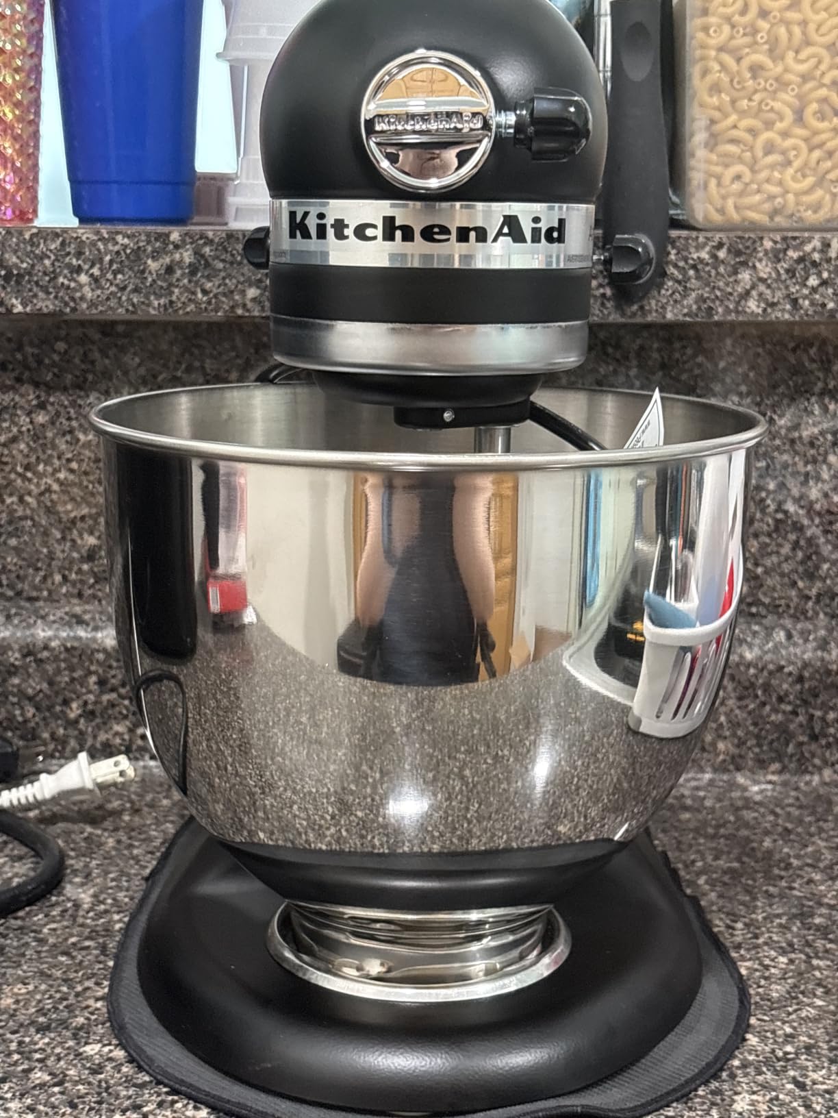 KitchenAid Artisan, 5-Qt Tilt Head Stand Mixer, KSM150PS, Almond Cream customer photo 1
