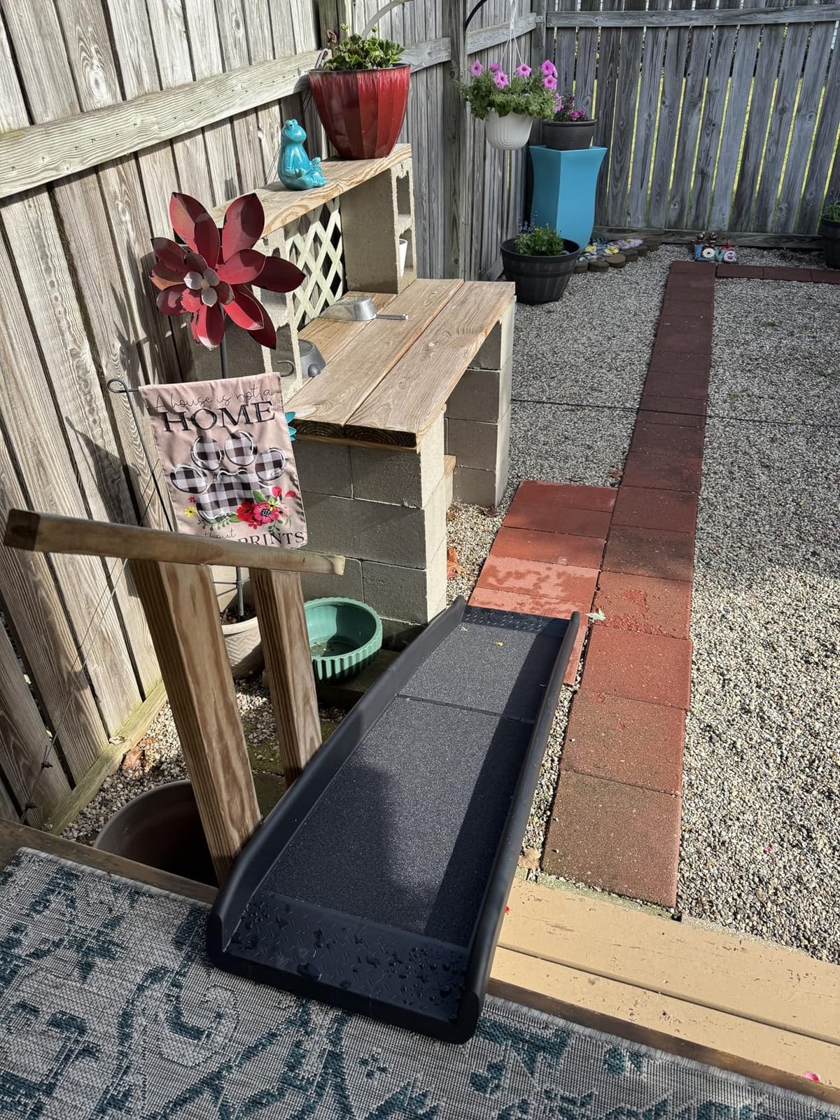 PetSafe Happy Ride Folding Dog Ramp | Extends 62 in, Lightweight Ramp Folds for Storage, High-Traction Surface, Side Rails & Rubber Feet, Supports up to 150 Lb customer photo 1