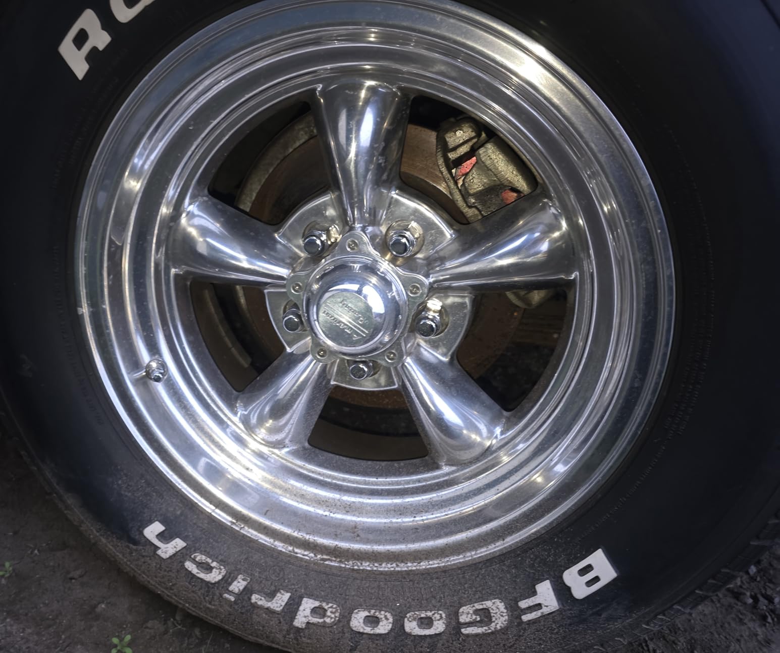American Racing Vintage VN515 TORQ THRUST II 1 PC 15X6 5X4.5 3.26 -6mm POLISHED - VN5155665 customer photo 1