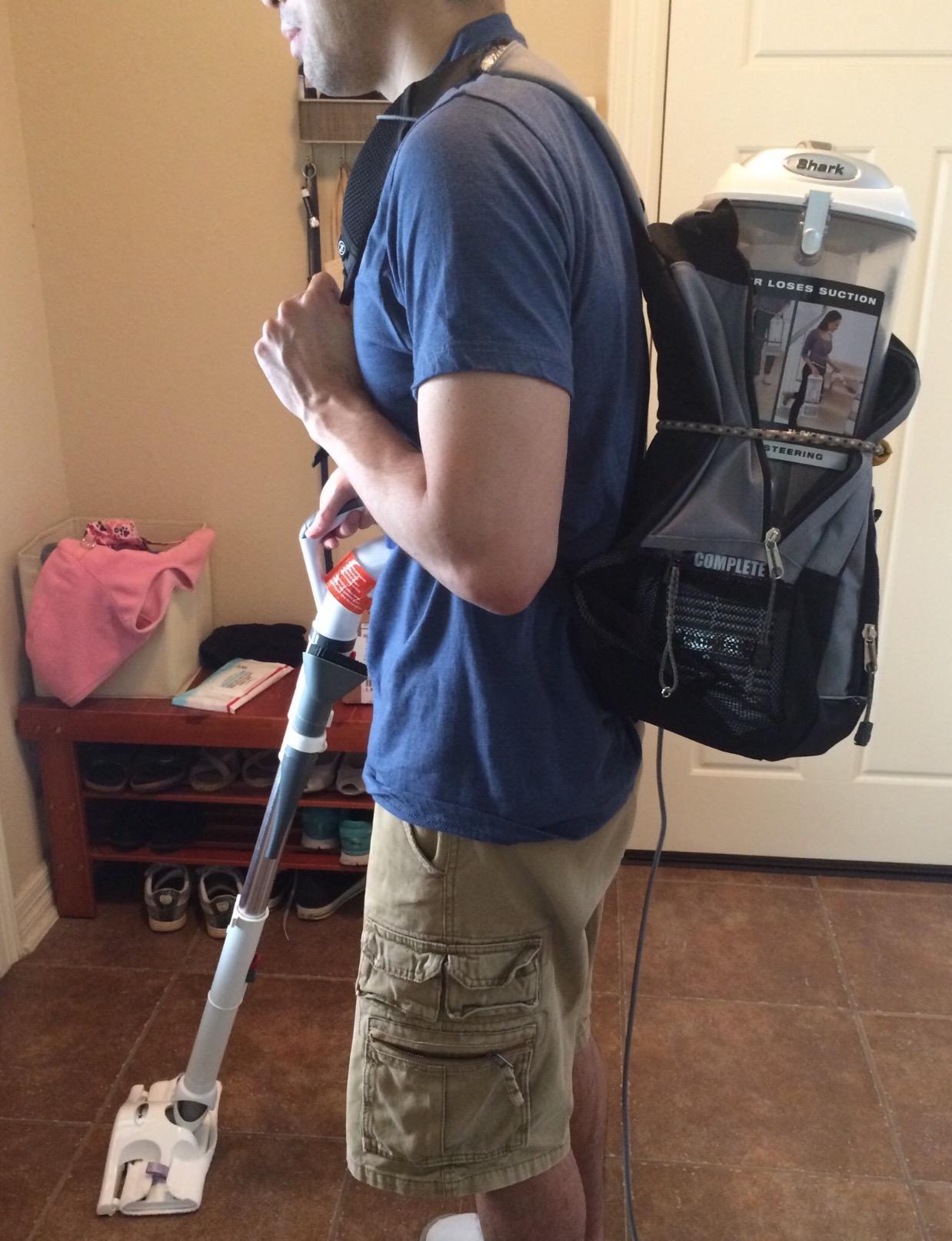 Shark Navigator Lift-Away Vacuum, HEPA, Pet Hair, White/Silver, NV356E customer photo 2