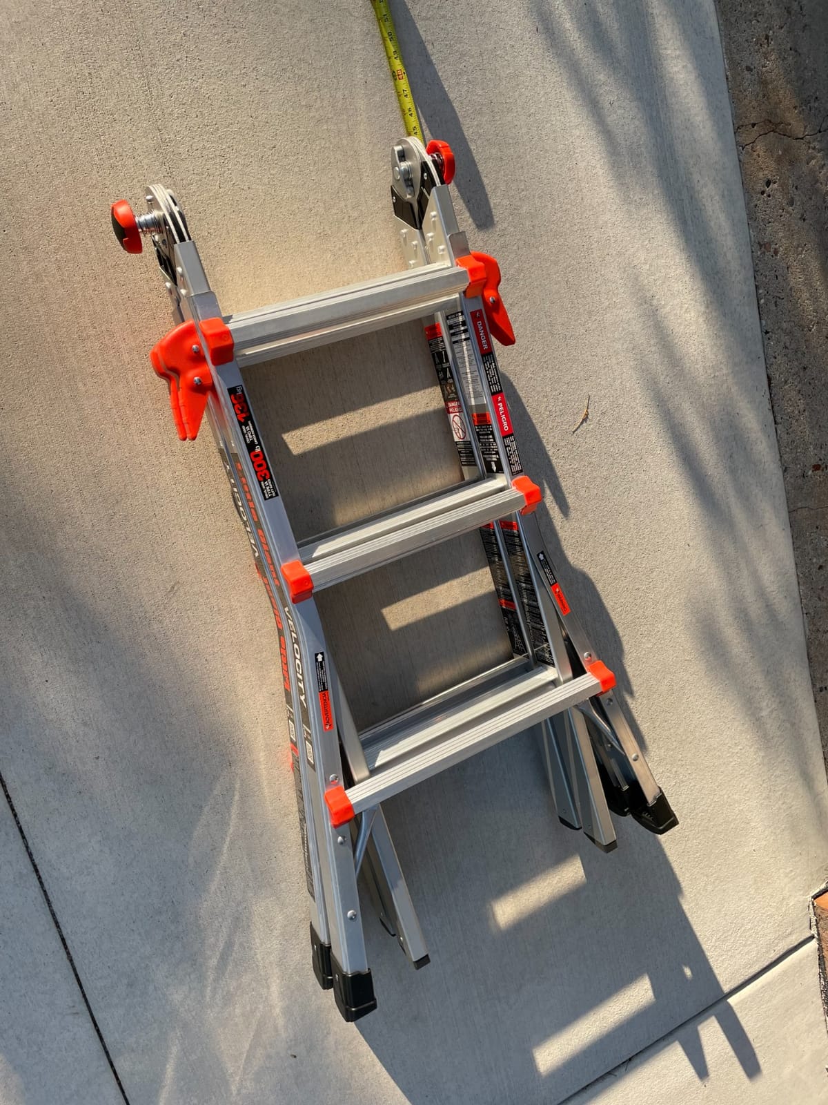 Little Giant Velocity, Aluminum Ladder, 14 ft Reach, 15413-001 | Telescoping Multi-Position Ladder with Extension, A-Frame, 90-Degree & Trestle Modes, 300 lbs. Rating customer photo 2