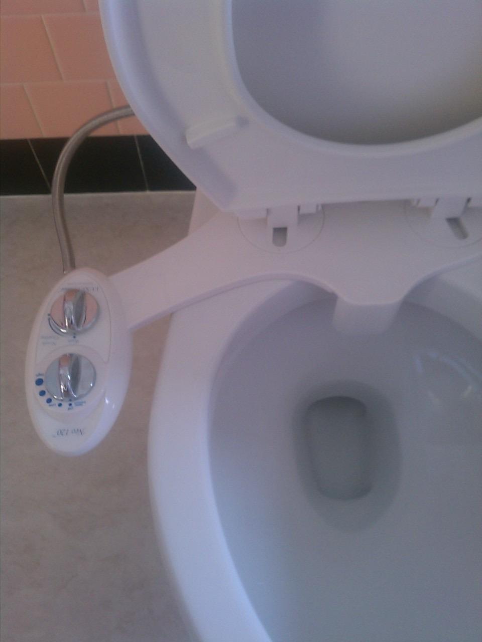 LUXE Bidet NEO 120 - Bidet Attachment for Toilet Seat, White customer photo 1