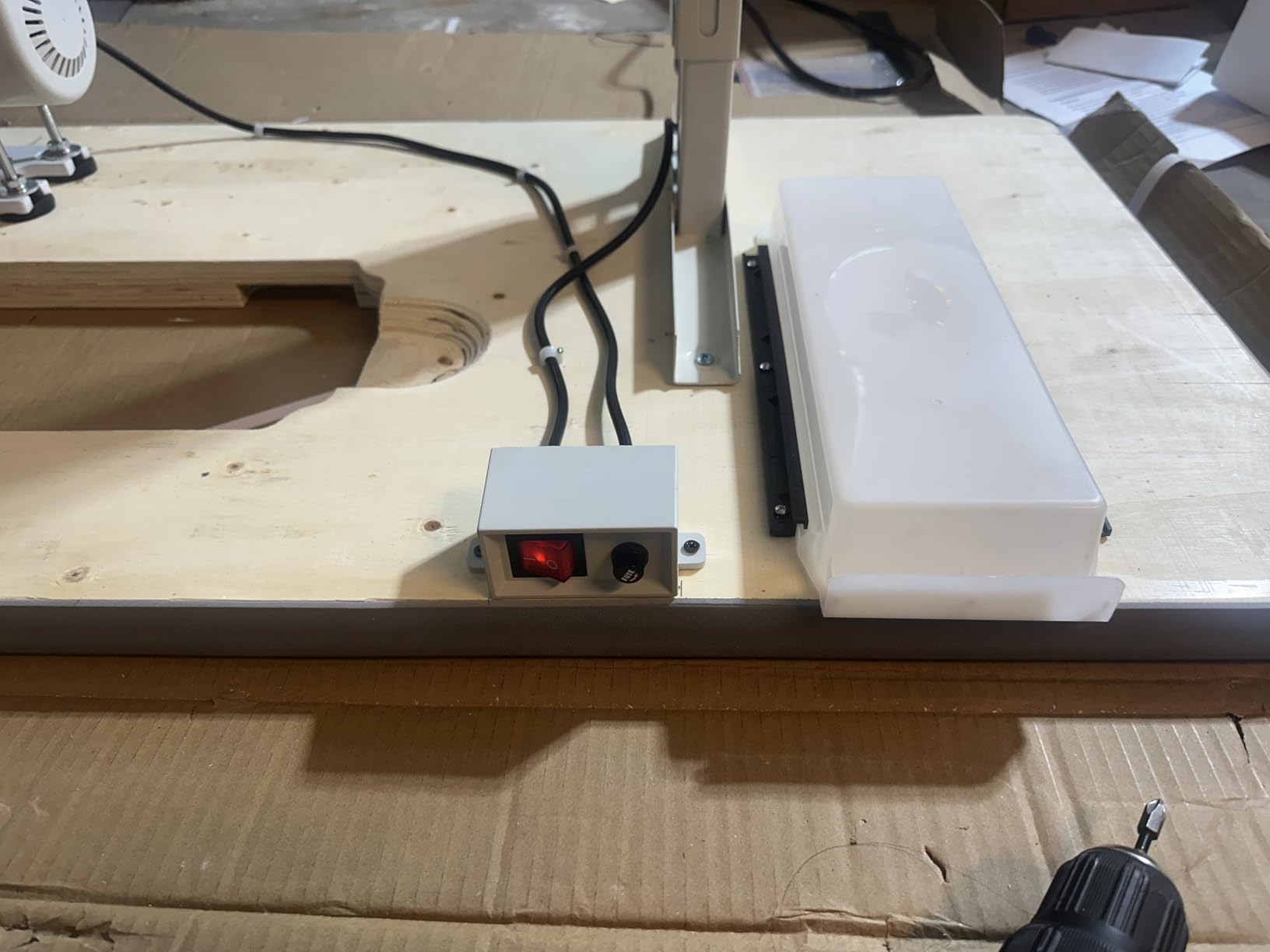Juki DDL-8700-H Industrial Straight Stitch Sewing Machine, K.D table & Servo Motor DIY customer photo 2