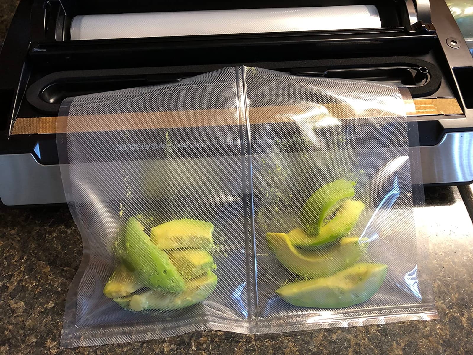 Nesco Deluxe Food VS-12 Vacuum Sealer, 130 Watts, Kit Bags & Viewing Lid, Compact, Silver customer photo 1