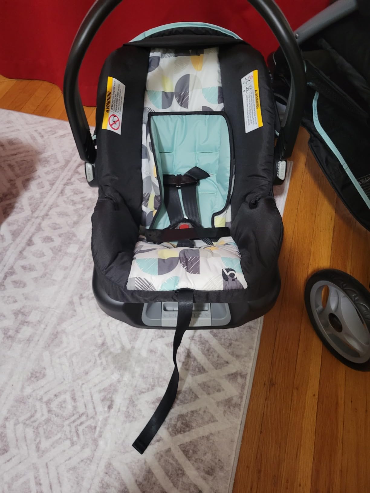 Baby Trend EZ Ride 35 Travel System Stroller & Infant Car Seat, Doodle Dots customer photo 2
