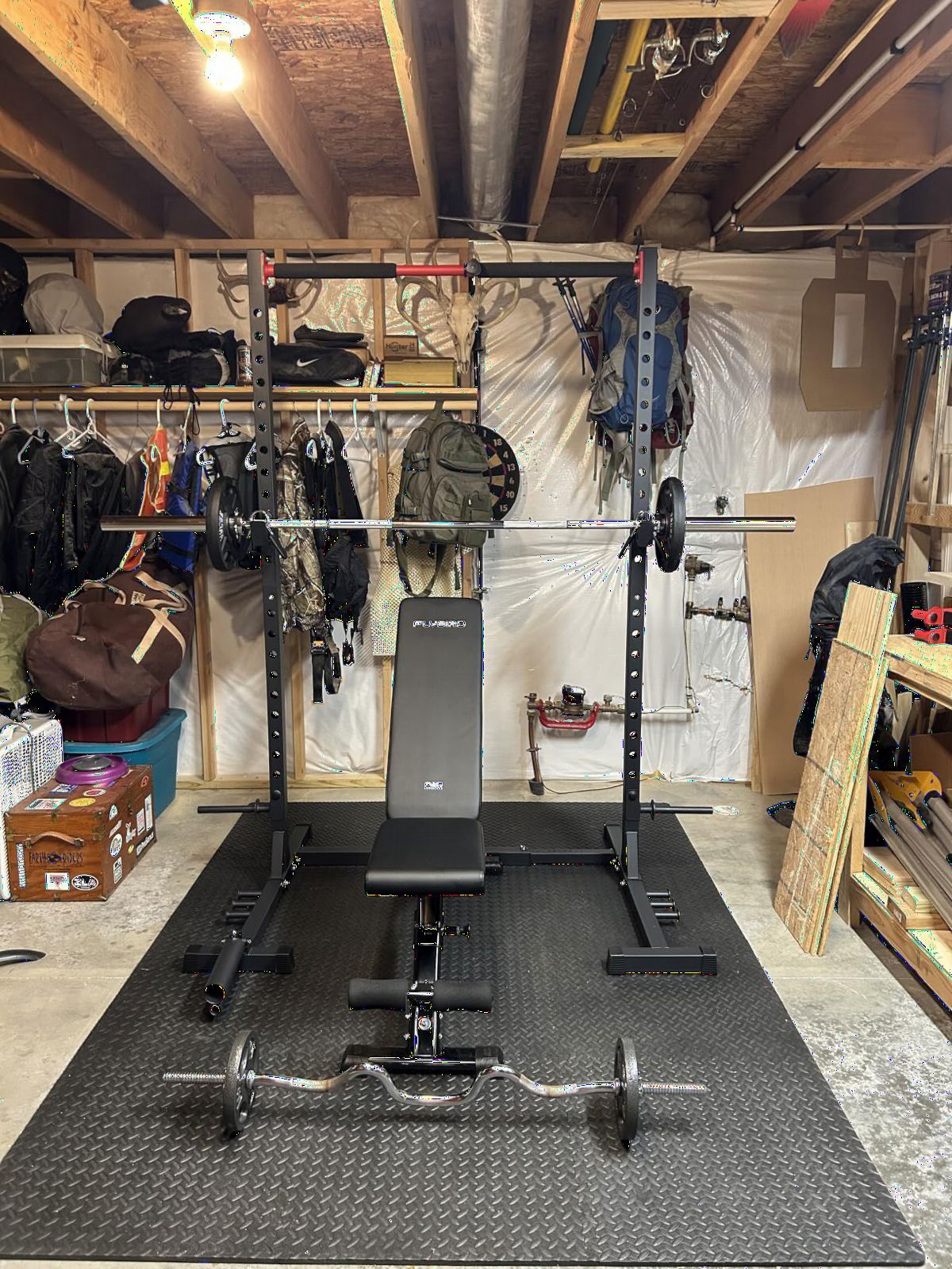 FLYBIRD WB5 Weight Bench, ASTM-Certified 800LBS Adjustable Weight Bench Workout Bench Foldable for Home Gym, 90° to -30° FID and 30in Extended Backrest for Bench Press Strength Training Exercise customer photo 1