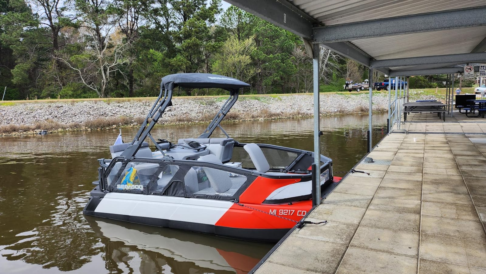 Bungee Dock Lines for Boats, Quick Connect No Knots, Shock Absorbing Mooring Lines, Boating Gifts for Men, Boat Accessories for Pontoon, Bass Boat, Jet Ski customer photo 1