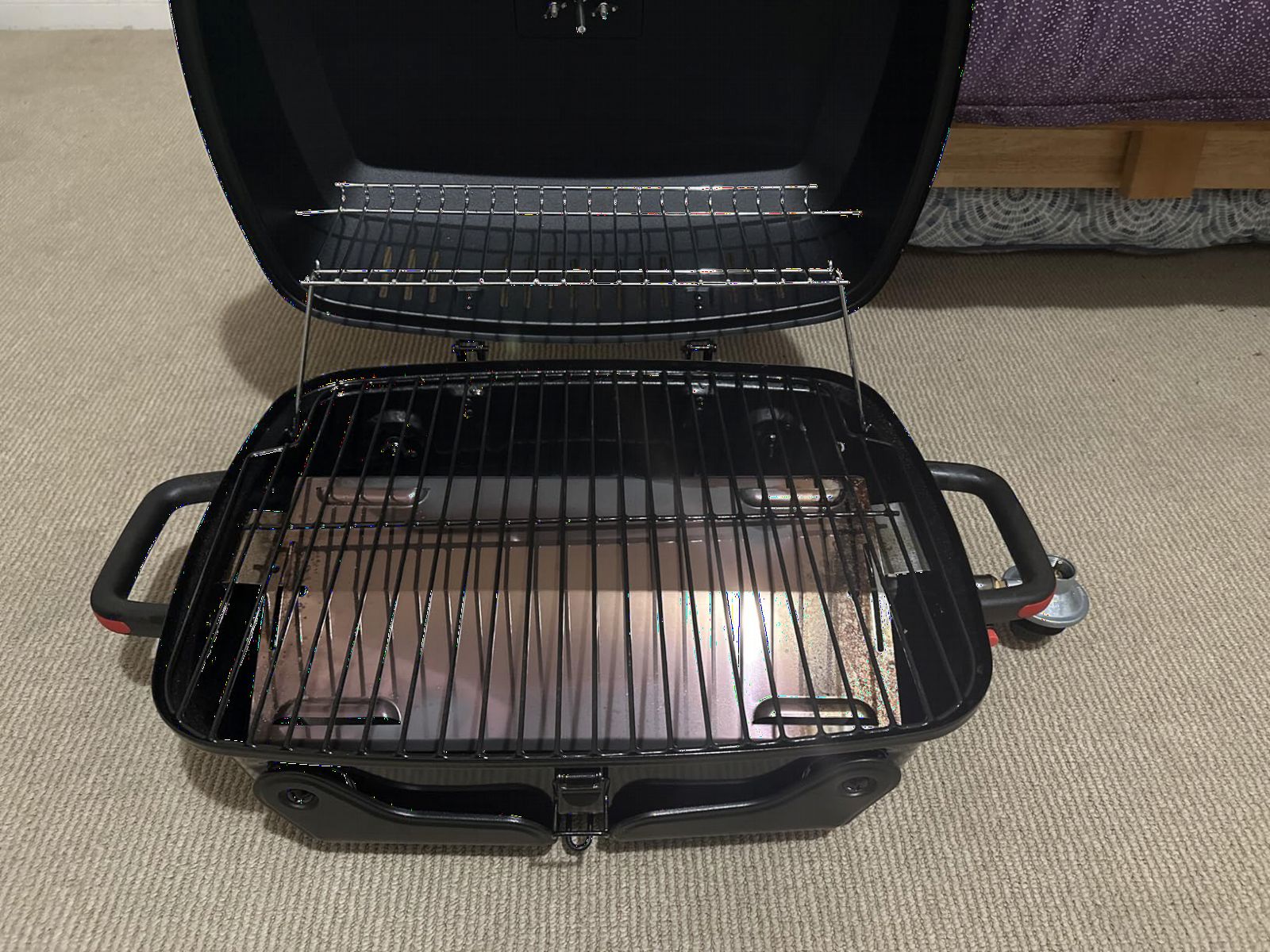 Megamaster Tabletop 1 Burner Gas Grill, Foldable Legs with Warming Rack customer photo 2