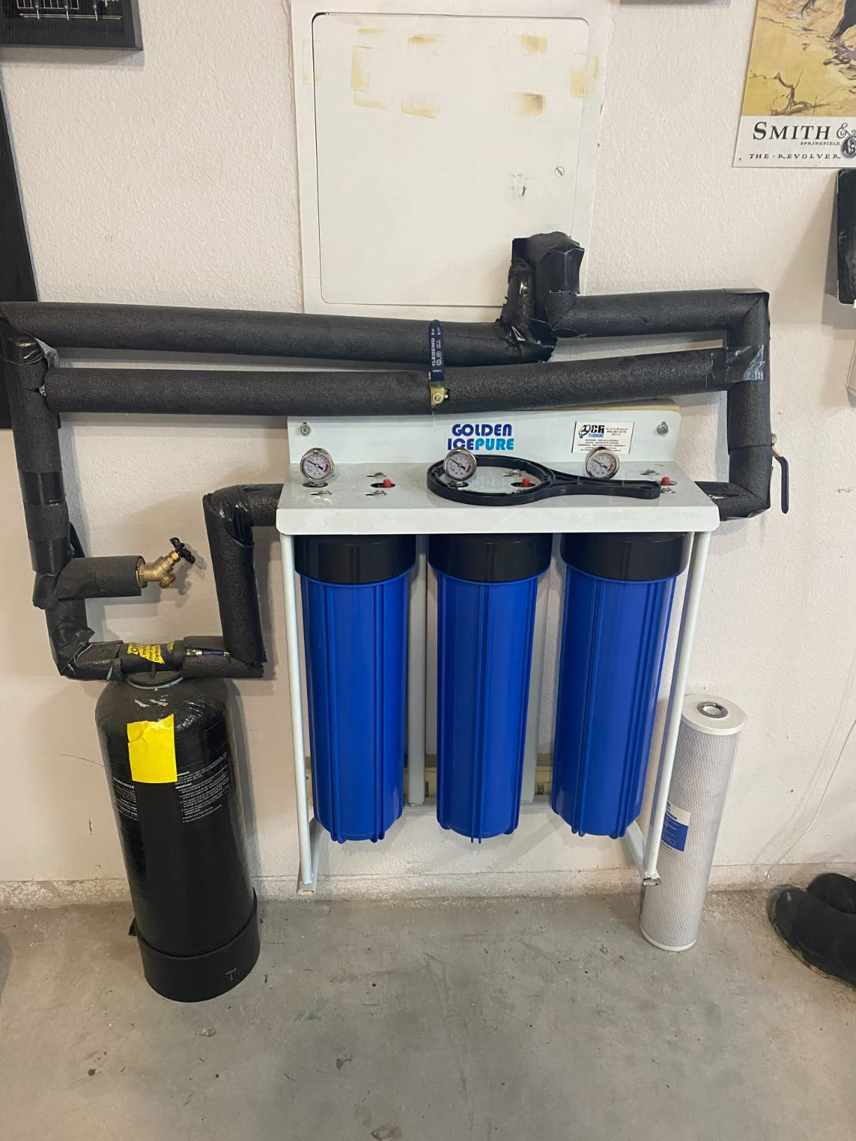 A. O. Smith Whole House Sediment Filter | Valve-in-Head | AO-WH-PREV | NSF-Certified | Protects Appliances, Reduces Sediment | Whole Home Filtration | 3/4