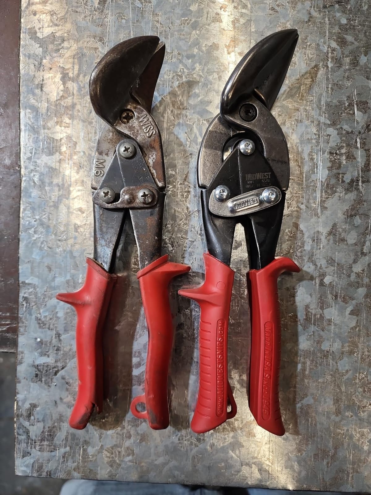 MIDWEST Special Hardness Aviation Snips, Left & Right Cut Offset customer photo 2