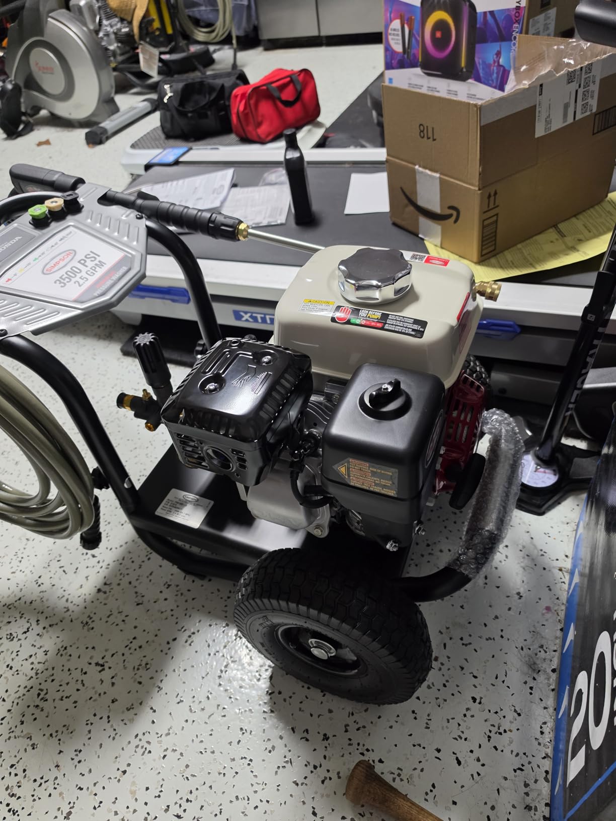 Simpson PowerShot 3500 PSI Gas Pressure Washer, 2.5 GPM, Honda GX200 Engine customer photo 1