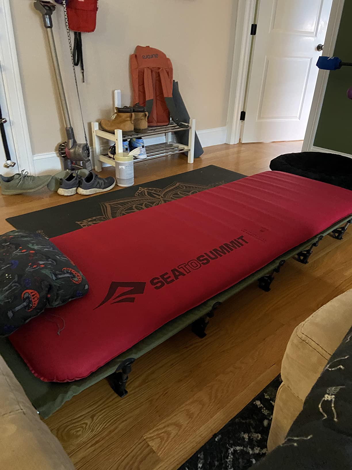 MARCHWAY Ultralight Folding Camping Cot Bed, Portable, Supports 275 lbs customer photo 2