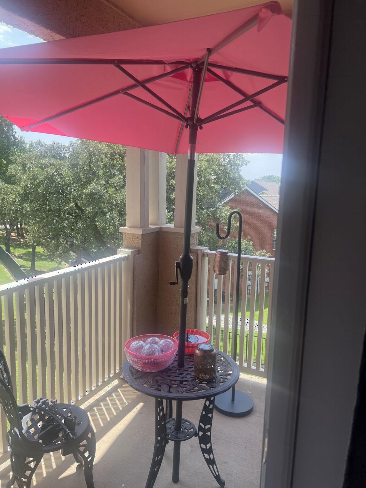Best Choice Products 7.5ft Heavy-Duty Round Outdoor Market Table Patio Umbrella w/Steel Pole, Push Button Tilt, Easy Crank Lift - Navy Blue customer photo 1