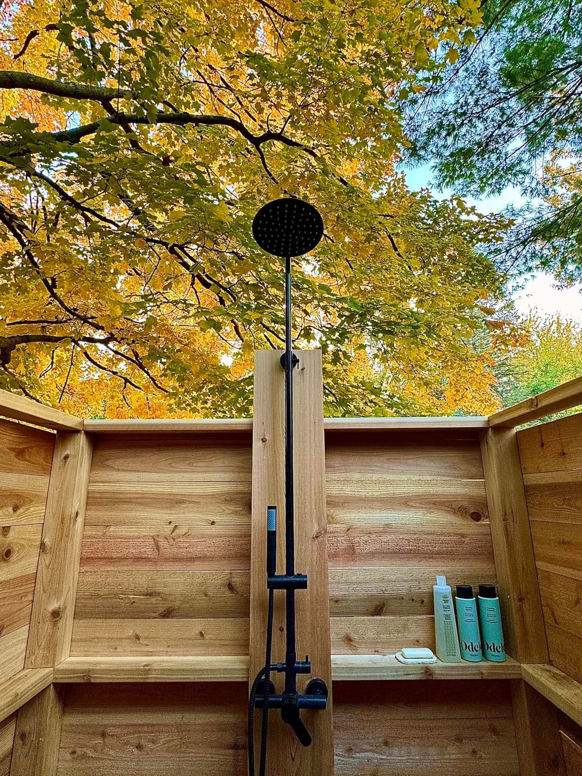 gotonovo Outdoor Shower Kit 304 Stainless Steel, Matte Black, 8 Inch | Rain Outdoor Shower Head and Handle Set Fixture System Faucet, Exposed Wall Mounted, for Outside Yard Pool Seaside/Indoor customer photo 1