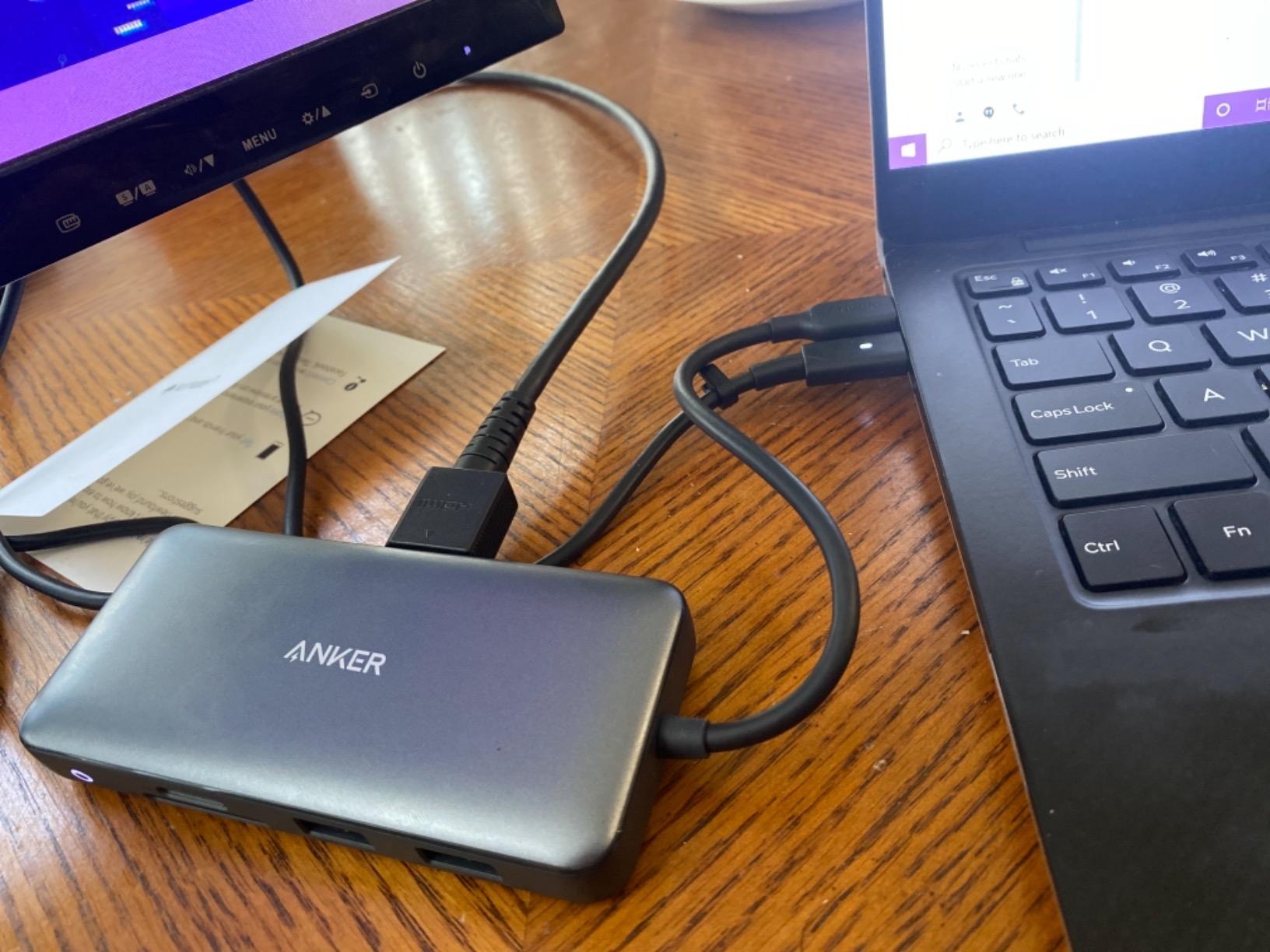 Anker Laptop Docking Station Dual Monitor, 8-in-1 USB C Hub with 4K HDMI customer photo 2