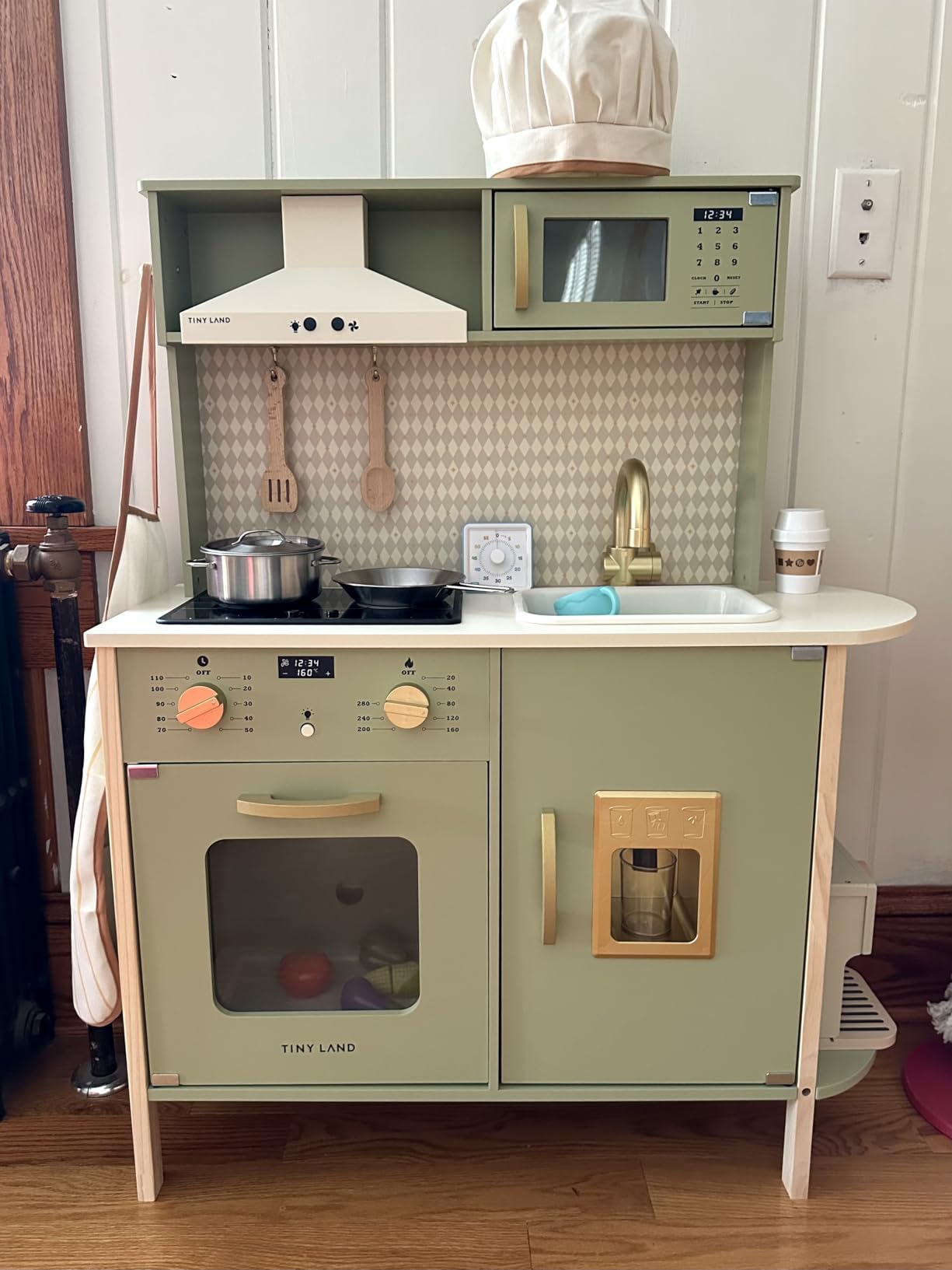 Tiny Land Play Kitchen for Kids – Real Lights, Sounds & Adjustable Height customer photo 1