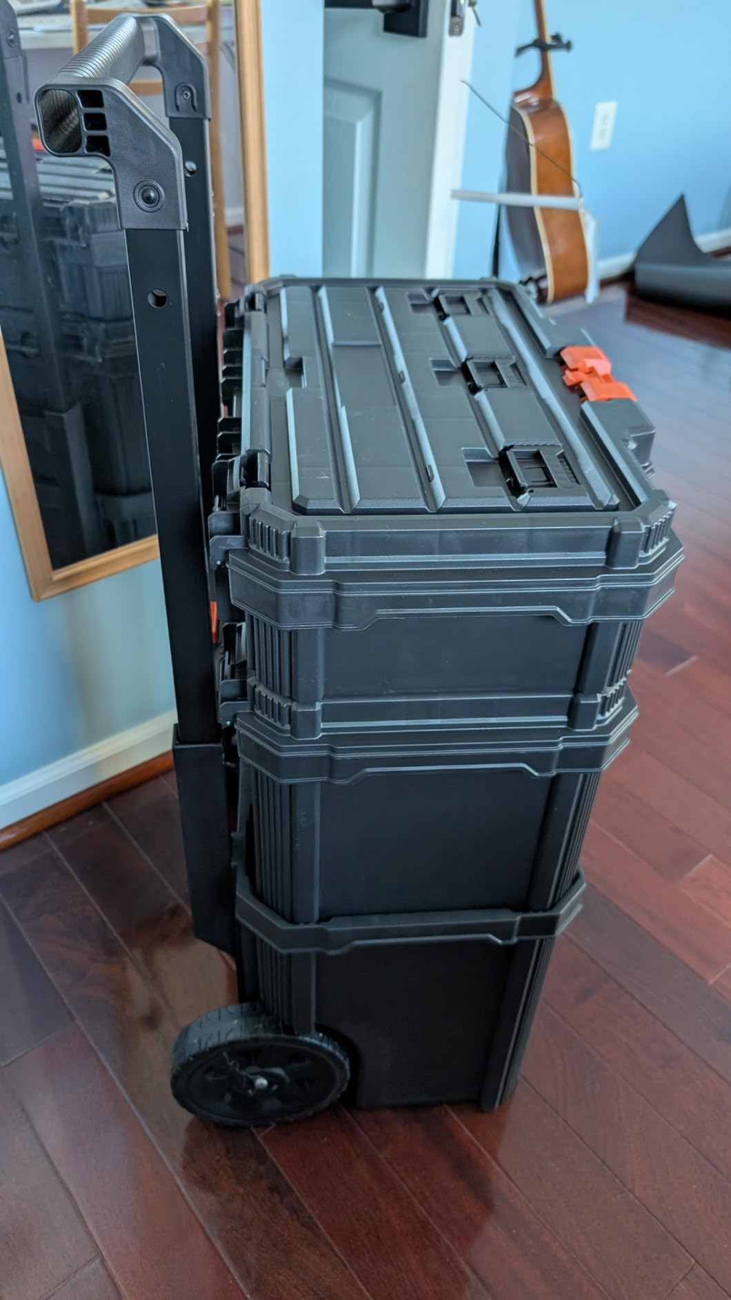 beyond by BLACK+DECKER BLACK+DECKER BDST60500APB Stackable Storage System - 3 Piece Set (Small, Deep Toolbox, and Rolling Tote) customer photo 2