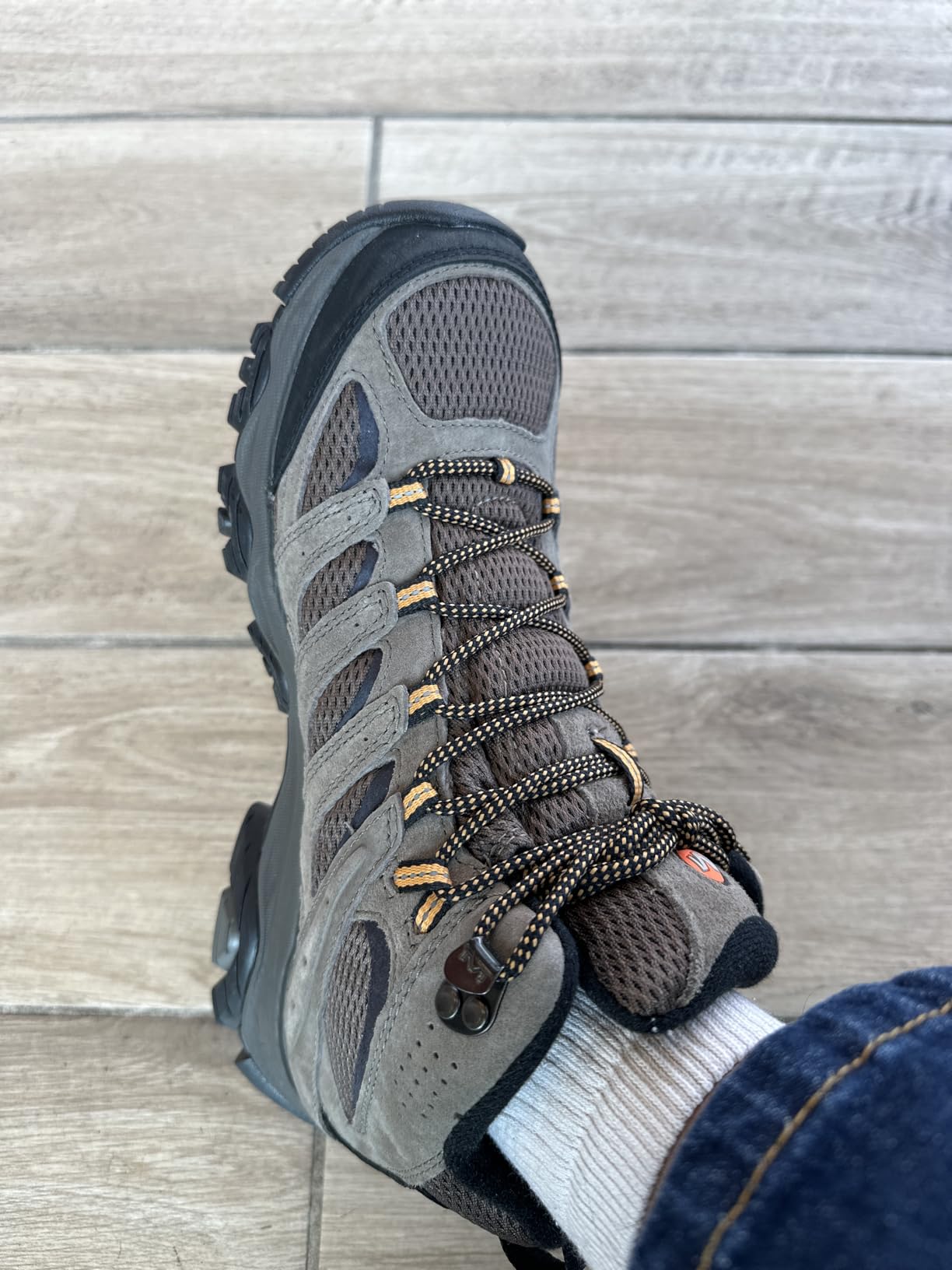 Merrell Men's Moab 3 Mid Waterproof Hiking Boots customer photo 2
