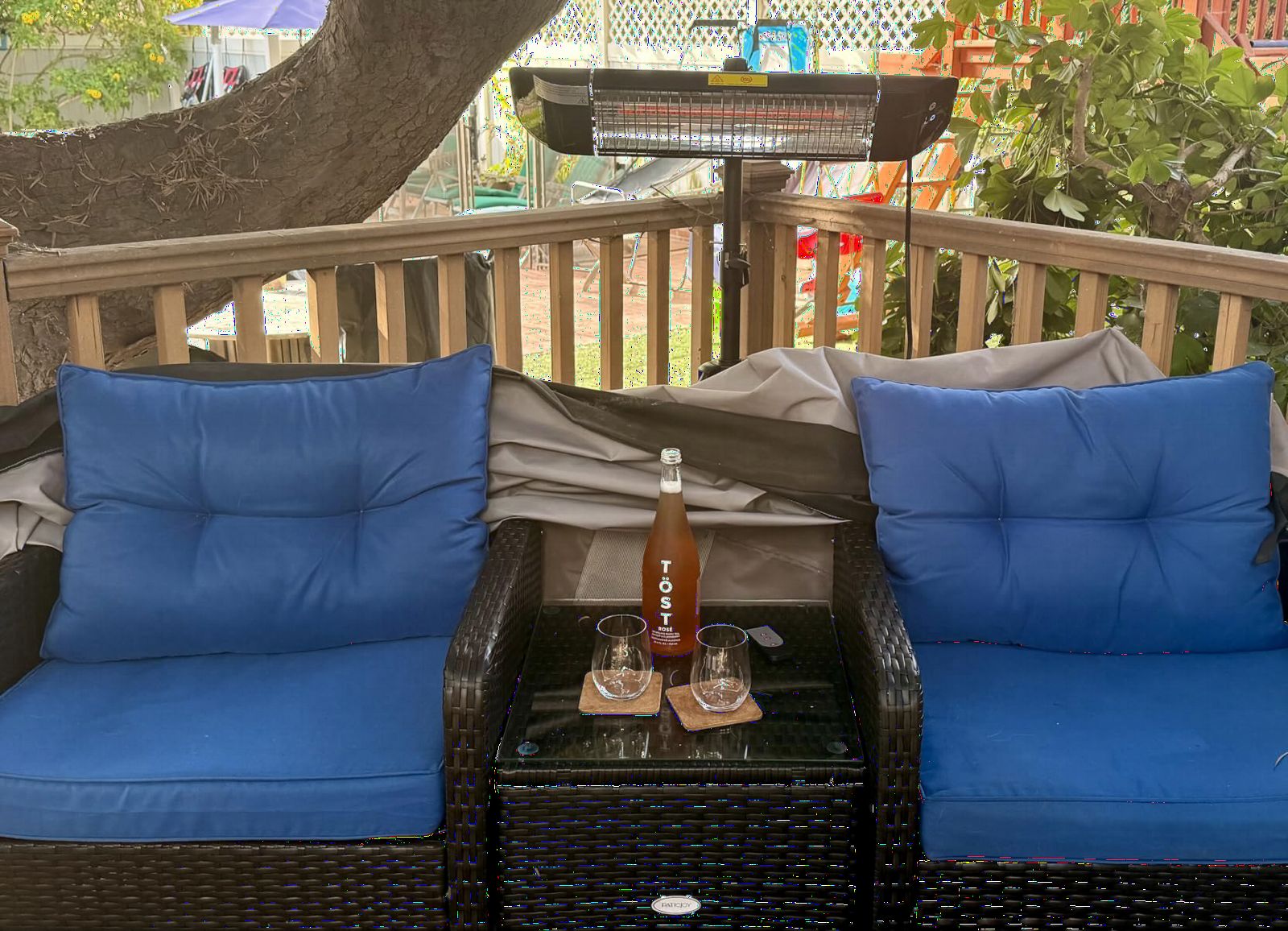 Paraheeter Outdoor Electric Infrared Patio Heater, 1500W customer photo 1