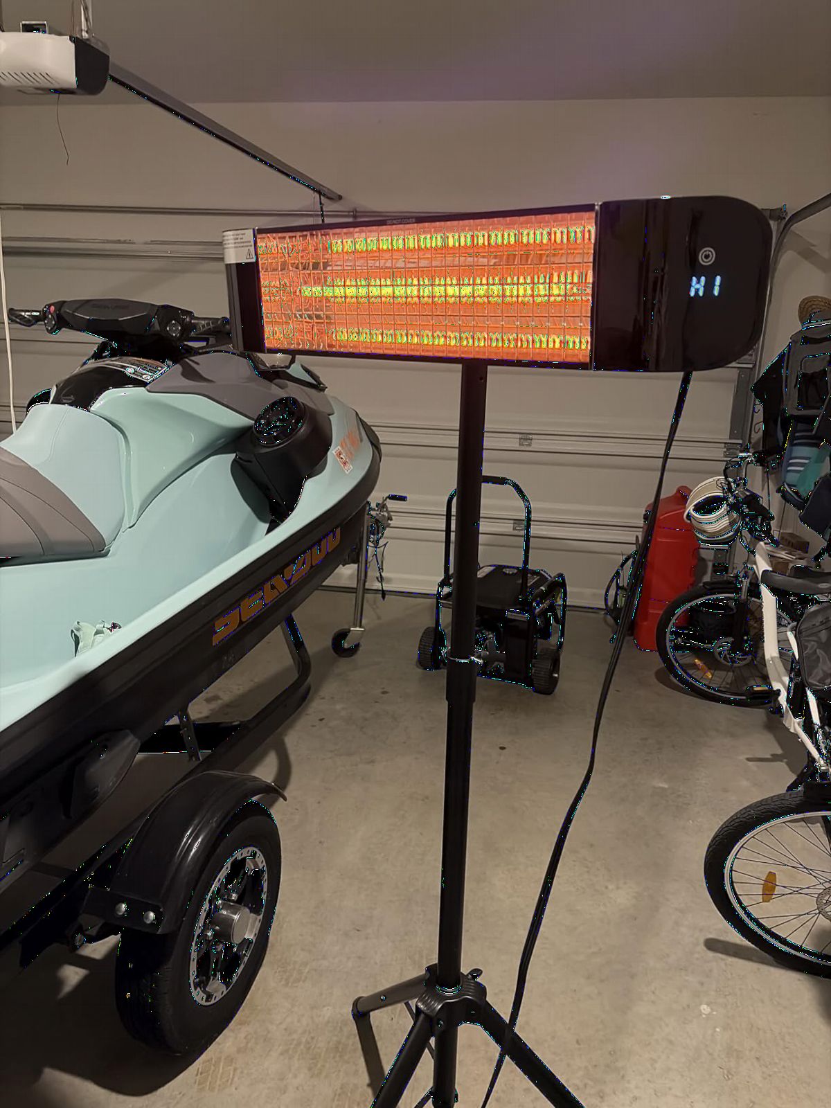 Paraheeter Outdoor Electric Infrared Patio Heater, 1500W customer photo 2