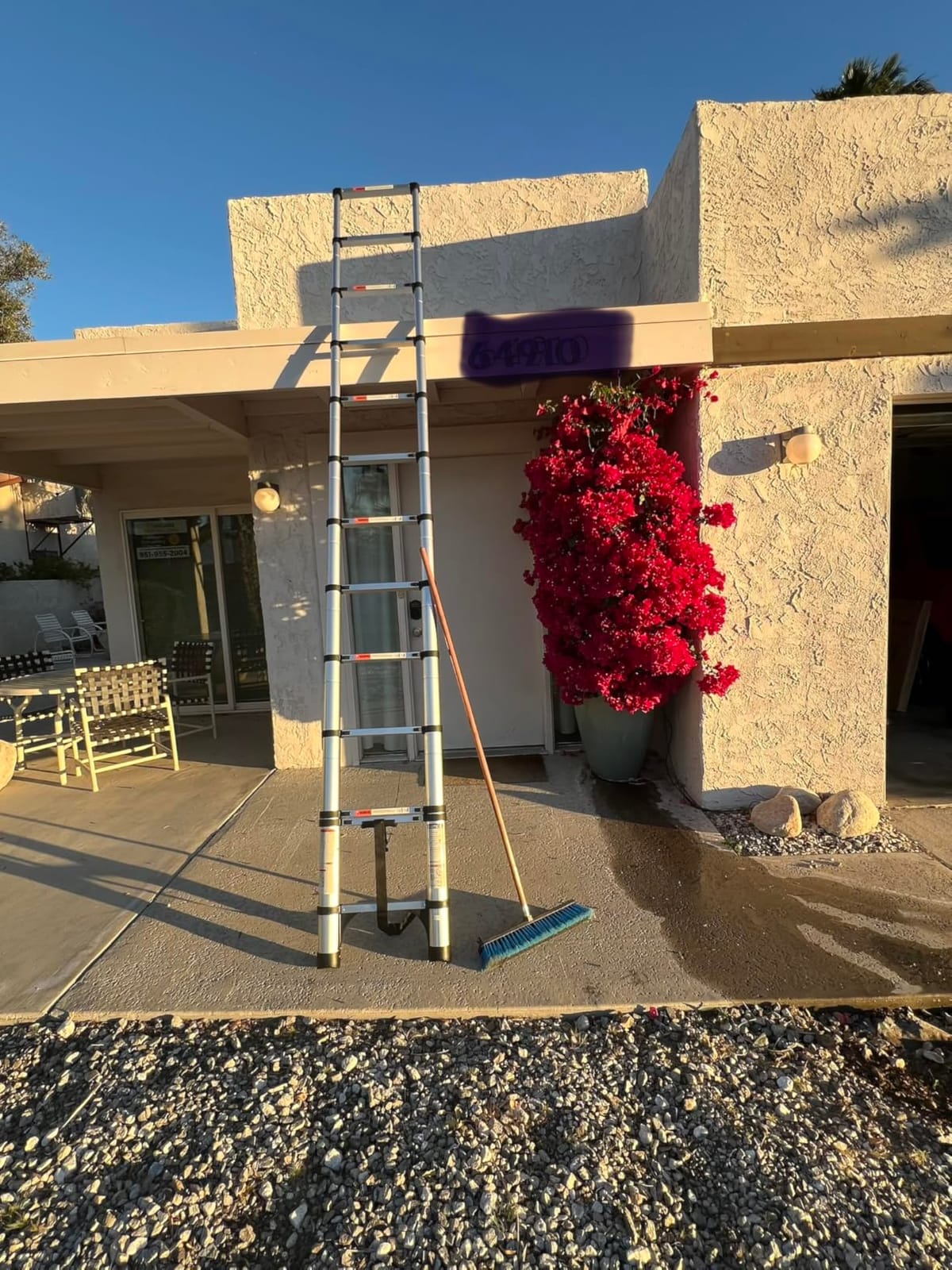 SocTone Telescoping Ladder, Stabilizers, Extension Ladder(12.5FT Standard) | Portable Telescopic RV Ladder for Outdoor Camper Trips Motorhome with Tool Platform customer photo 1