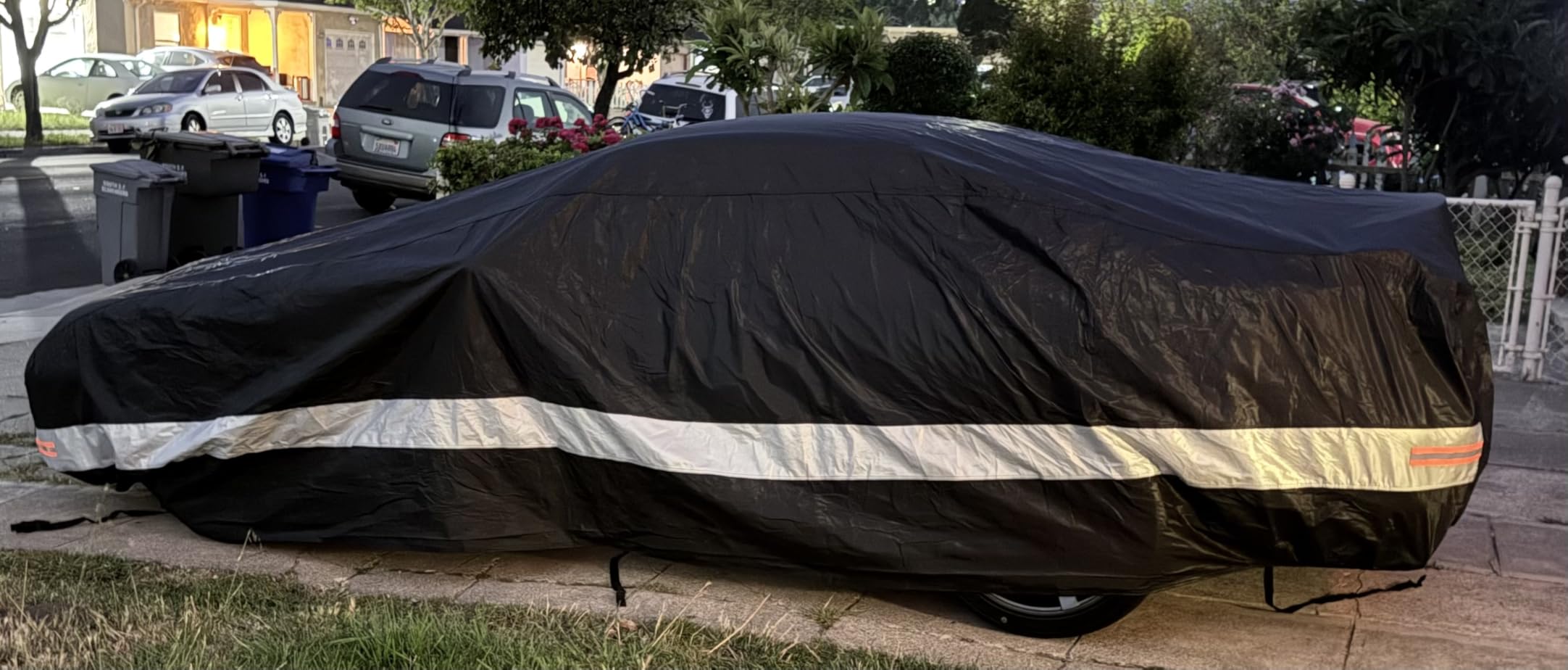 10 Layers Car Cover Waterproof All Weather for SUV,100% Waterproof Outdoor Car Covers Rain Snow UV Dust Protection. Custom Fit for BMW X3, Audi Q5, Nissan Rogue, Chevy Equinox,etc customer photo 1