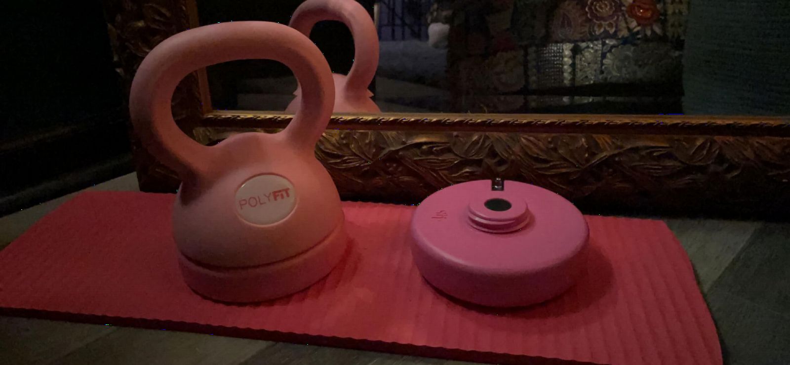 Polyfit Adjustable Kettlebell | 5 lb - 12 lb | Kettlebells Weights Set for Home Gym | Kettle Bell Sets for Women at Home | 3-in-1 adjustable design, 5/8/12 lb settings, non-slip PE coating, compact home gym storage, workout guide included customer photo 2