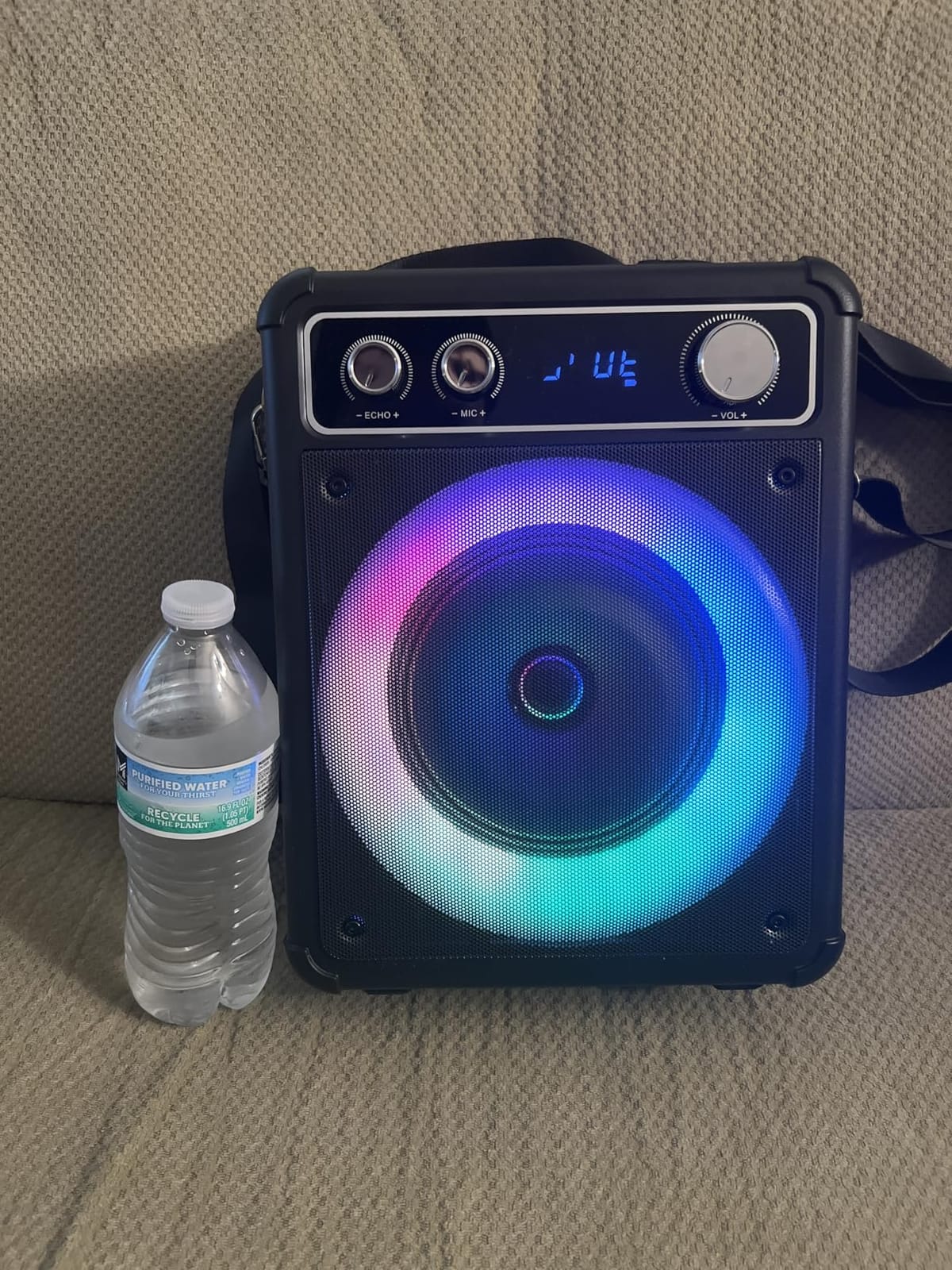 VOSOCO Karaoke Machine, Bluetooth Speaker with 2 Wireless Mics for Adults customer photo 1