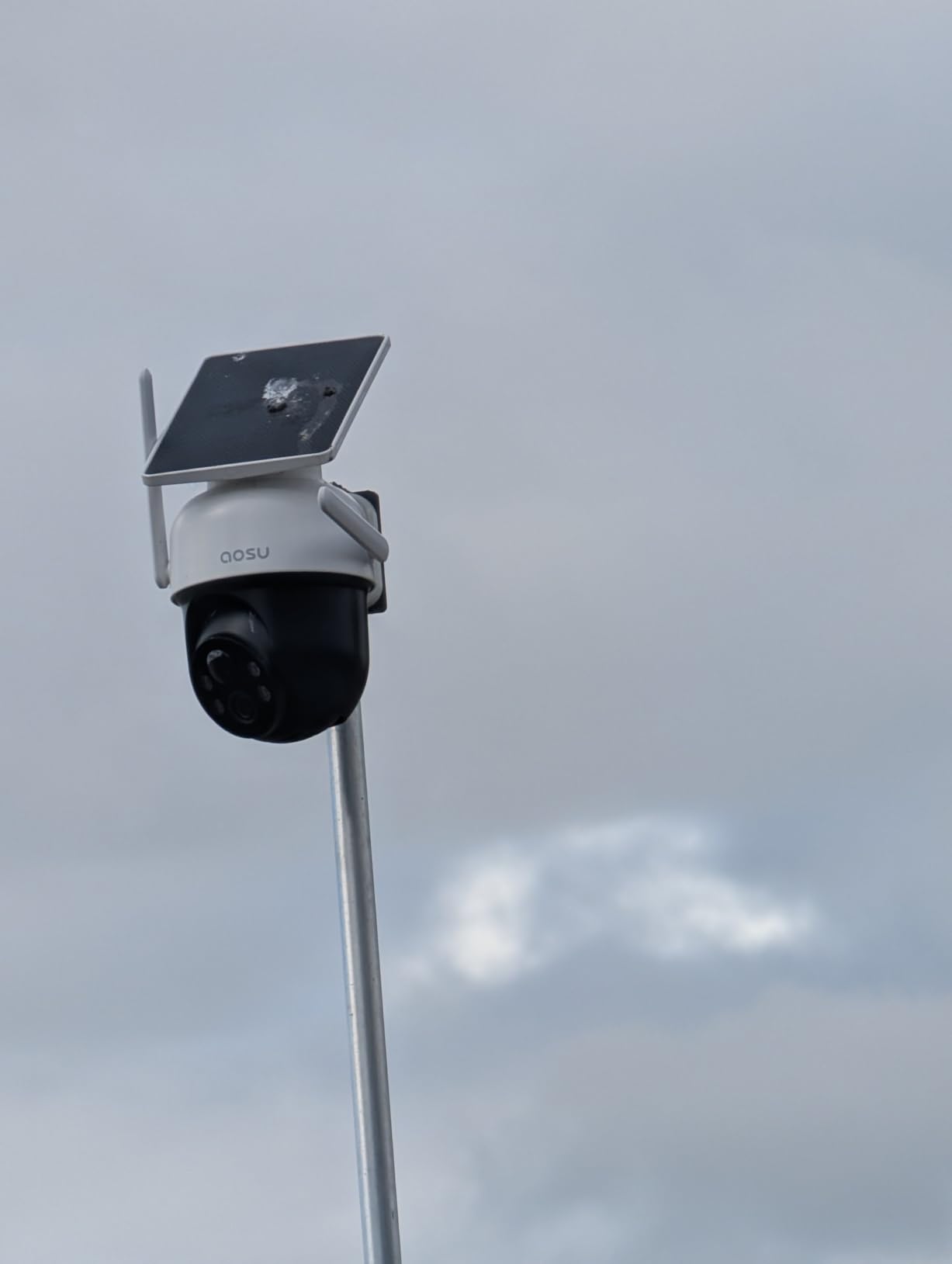 aosu Solar Camera Outdoor Wireless for Home Surveillance,Fixed Solar Panel customer photo 1