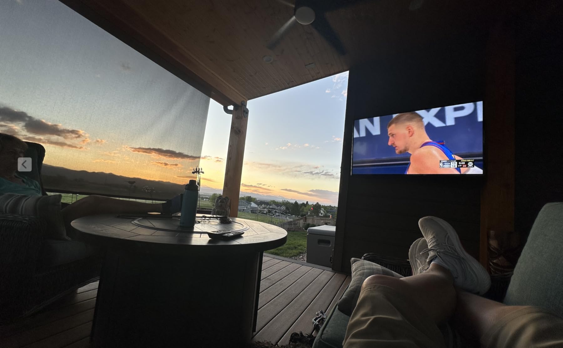 SYLVOX Outdoor TV, 65 inch 2000 nits Full Sun Outdoor TVs, Weatherproof TV customer photo 1