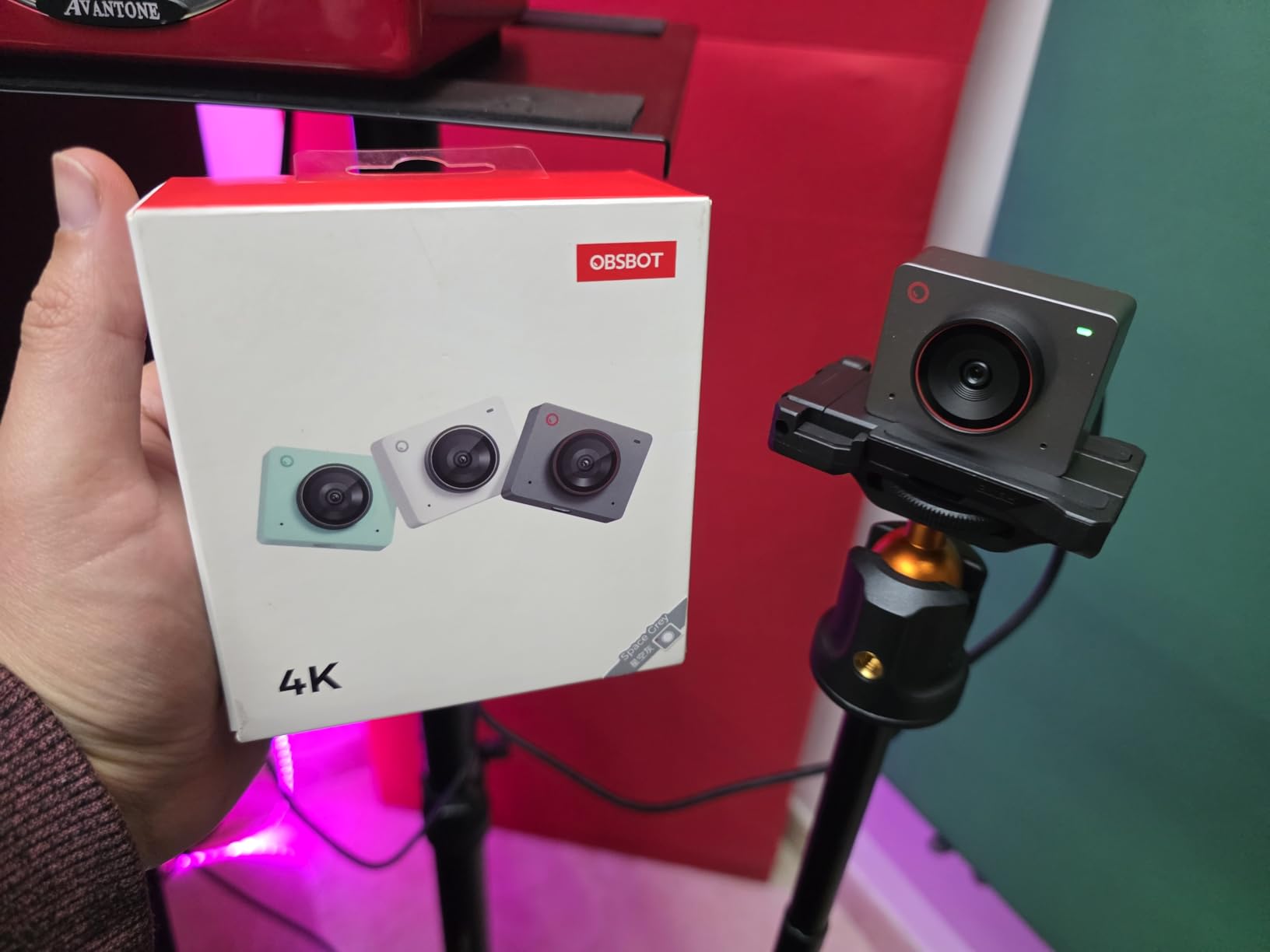 OBSBOT Meet 2-4K Webcam for PC with 1/2