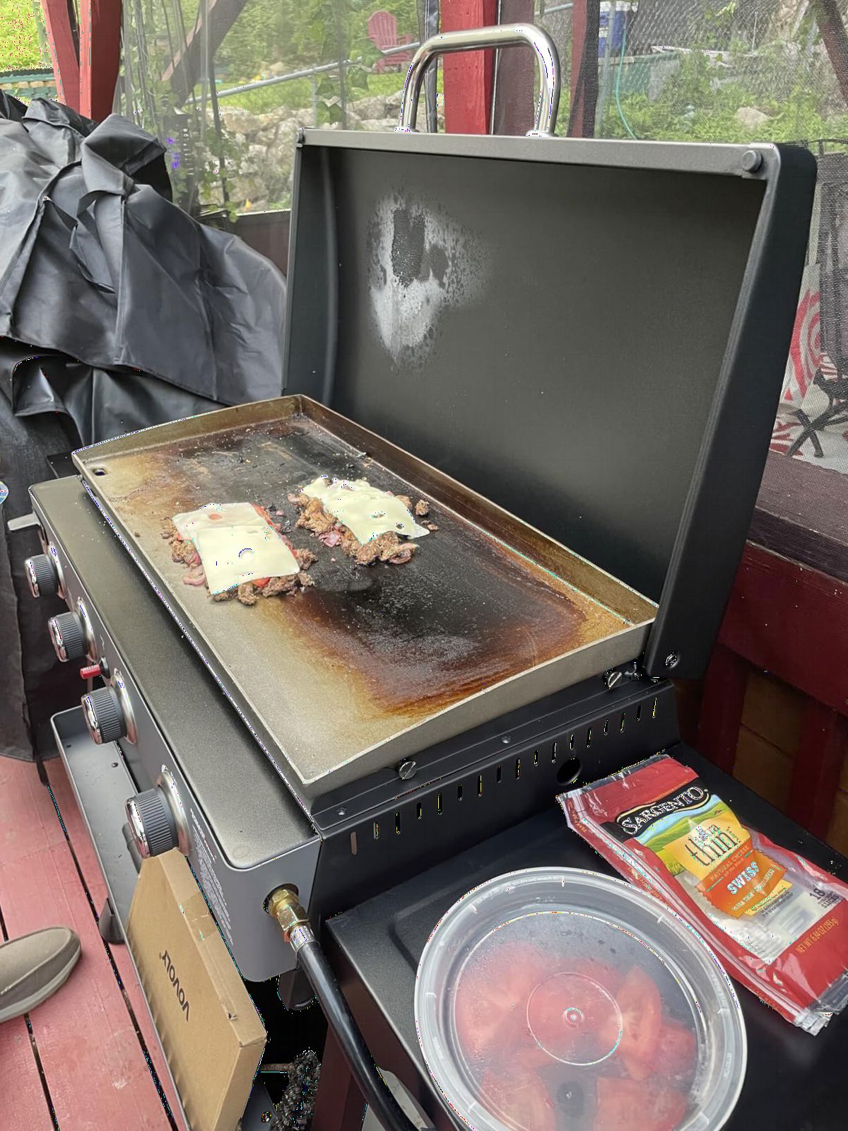 Royal Gourmet PD4001 4 Burner Propane Gas Griddle, Removable Standing Cart customer photo 1