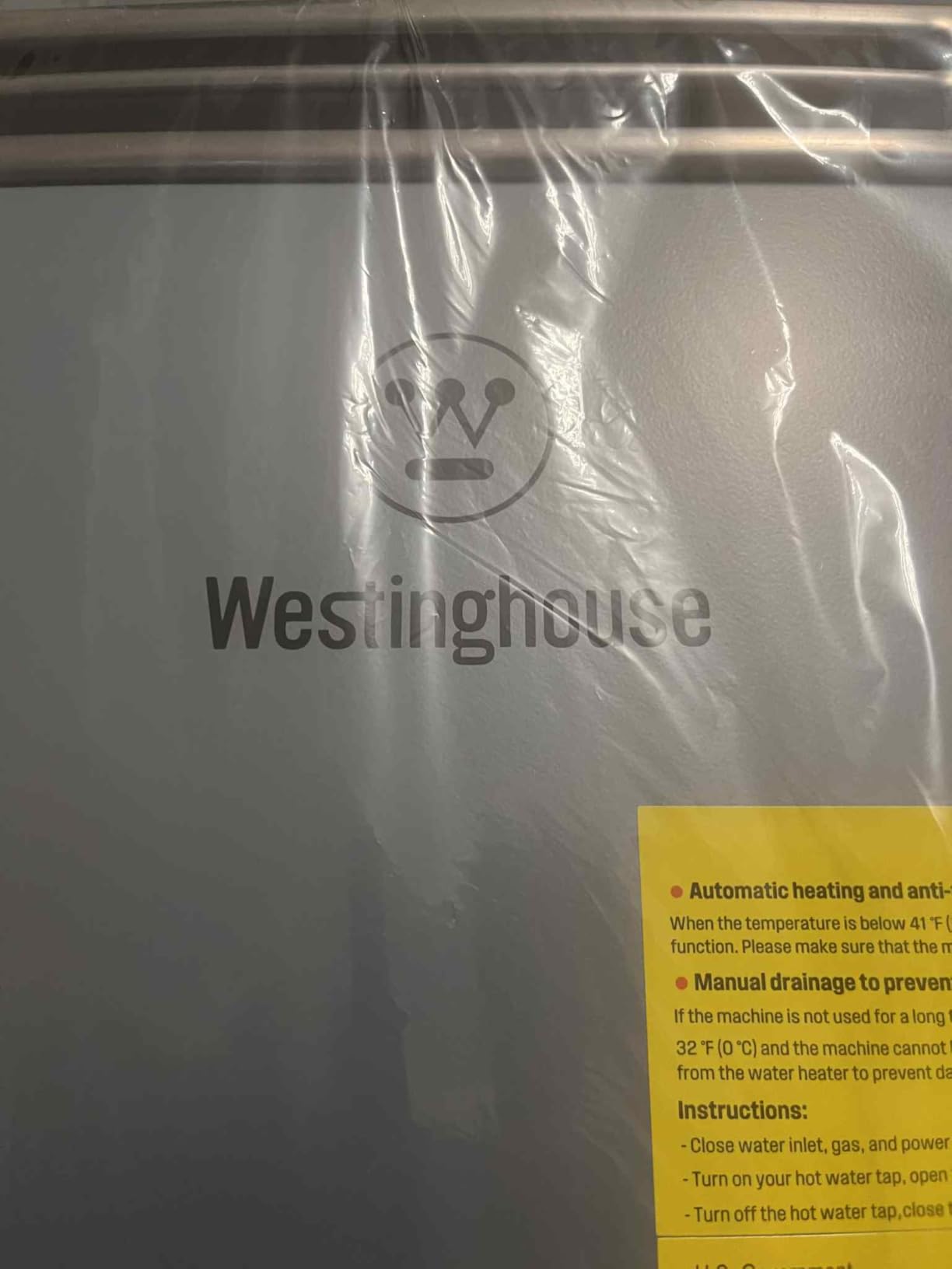 Westinghouse Tankless Water Heater Natural Gas Outdoor, CSA Certified | 8.1 GPM, 180,000 BTU, Whole-House Instant Hot Water Heater, ±1°F Temp Stability, Non-Condensing, Supports 3-5 Fixtures customer photo 1