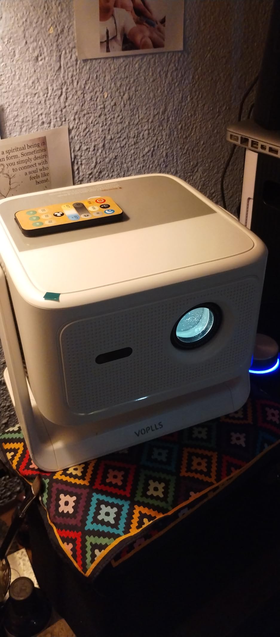【Official Licensed Google TV】4K Smart Projector with WiFi and Bluetooth, VOPLLS Outdoor Projectors with Dolby/Auto Focus, Portable Movie Phone Wireless Gaming Wifi Proyector for Bedroom/Home/Ceilling customer photo 2
