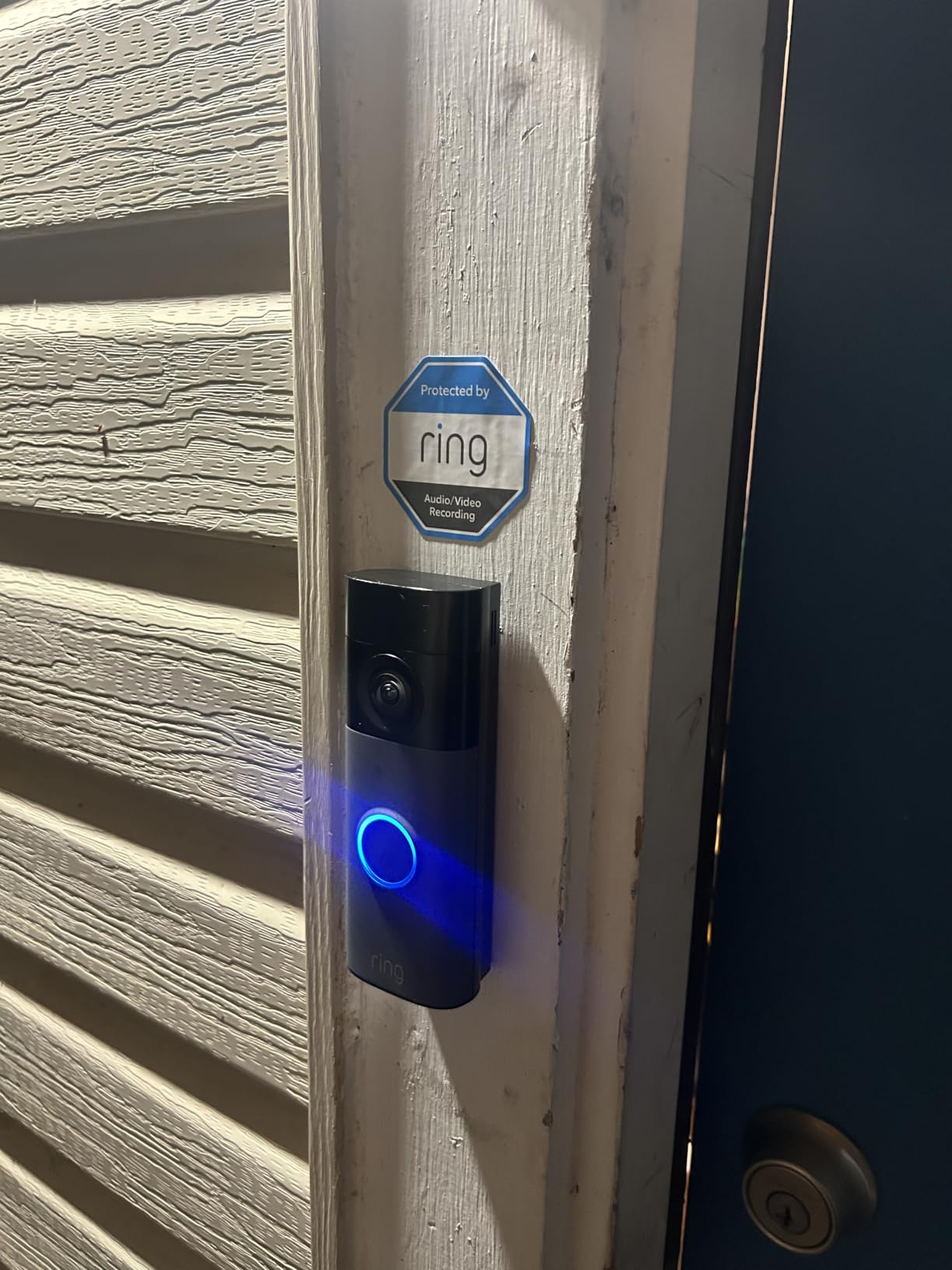Ring Battery Doorbell 2K (newest model) Retinal 2K with wide-angle video, up to 6x Enhanced Zoom, Two-Way Talk, and Built-In Battery, Speckled Gray customer photo 2