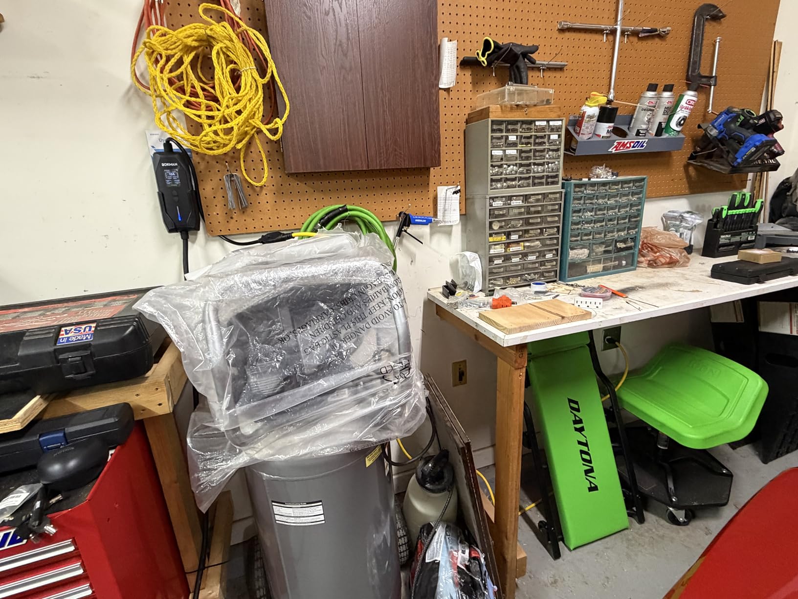 bokman Portable Level 1&2 EV Charger, 16A 20ft, NEMA 6-20P/5-15 Adapter | Dual 120V/240V, Adjustable 6-16A & 1-12H Delay timer, IP65, J1772 Connector customer photo 2