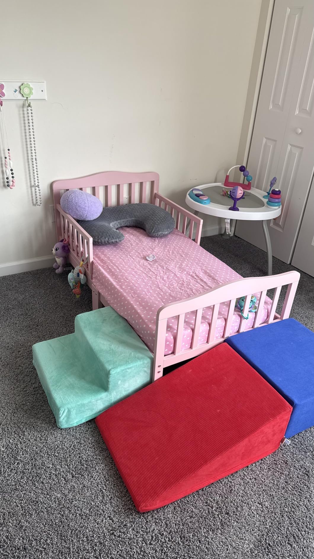 Dream On Me Classic Design Toddler Bed, GREENGUARD Gold, Meadow Green customer photo 2