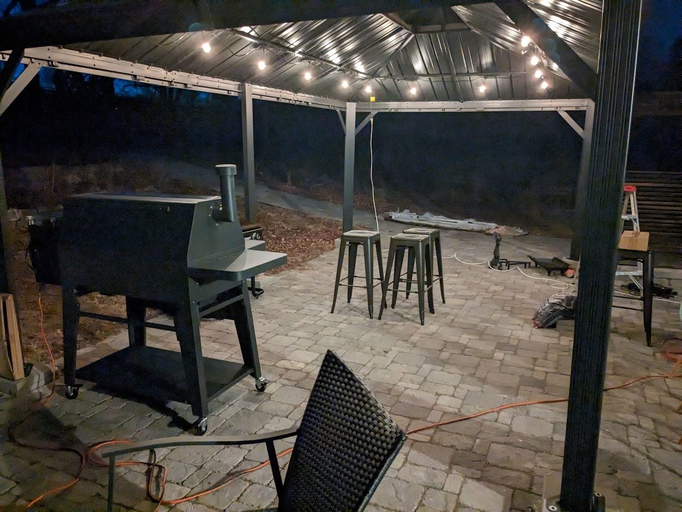 addlon Outdoor String Lights 100FT G40 with Remote 54 LED Shatterproof Bulb customer photo 2