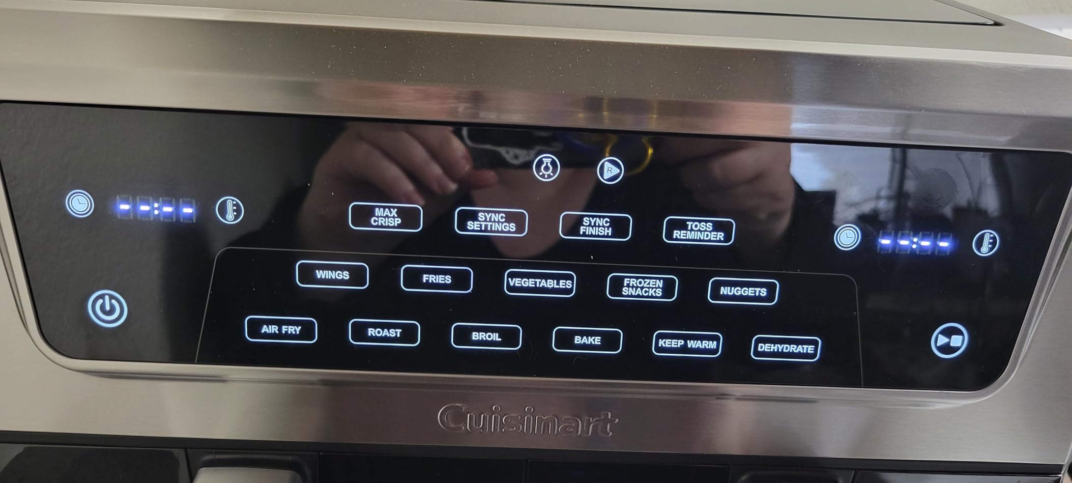 Cuisinart Dual Basket Air Fryer, Two Baskets 11 Qt in Total, 6 Functions: Air Fry, Roast, Bake, Broil, Dehydrate & Keep Warm, Features Sync Finish & Sync Settings, Toss Reminder & Auto-Pause, ADZ-112 customer photo 1