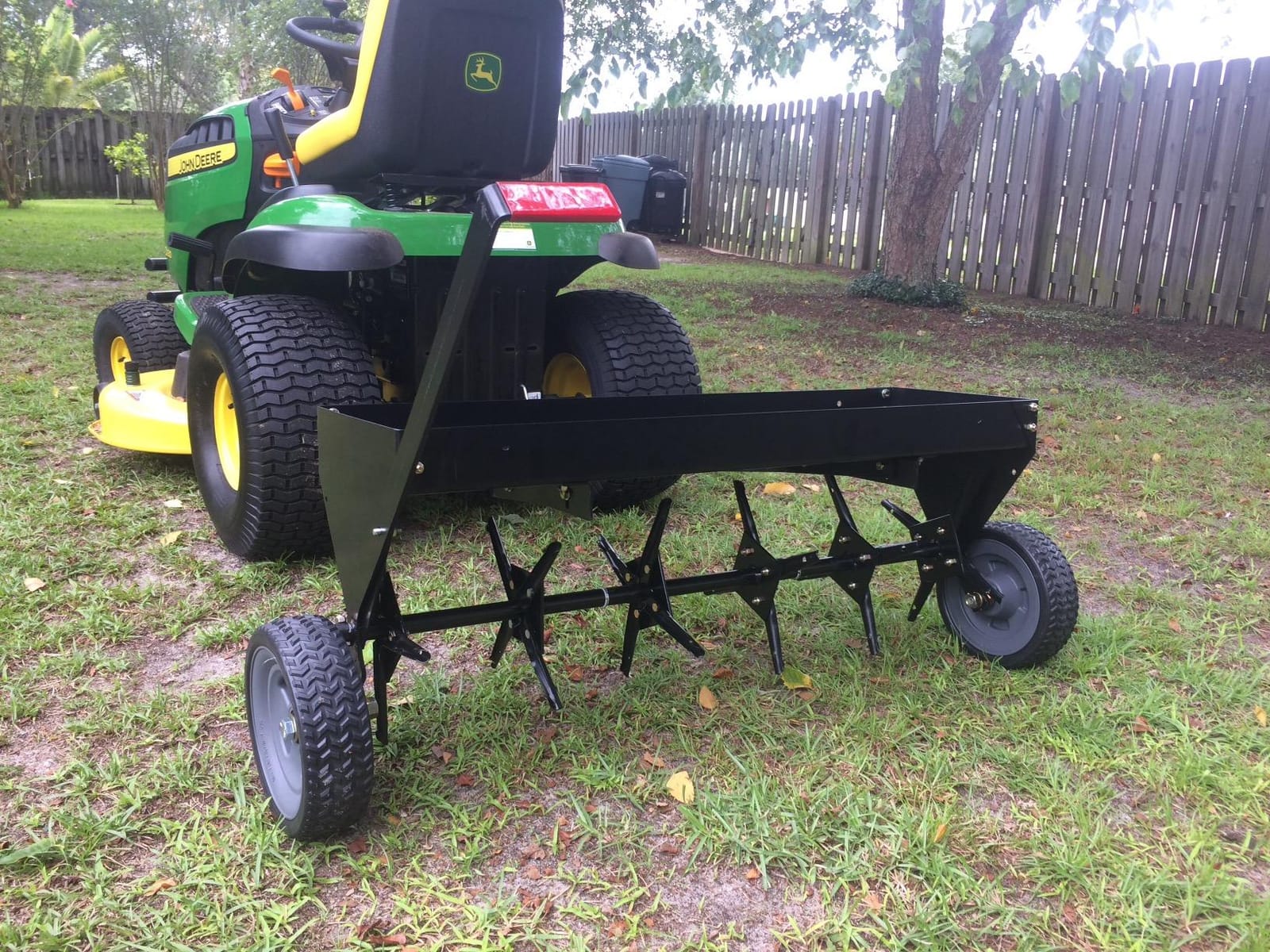 Brinly Tow Behind Plug Aerator with Universal Hitch, 40