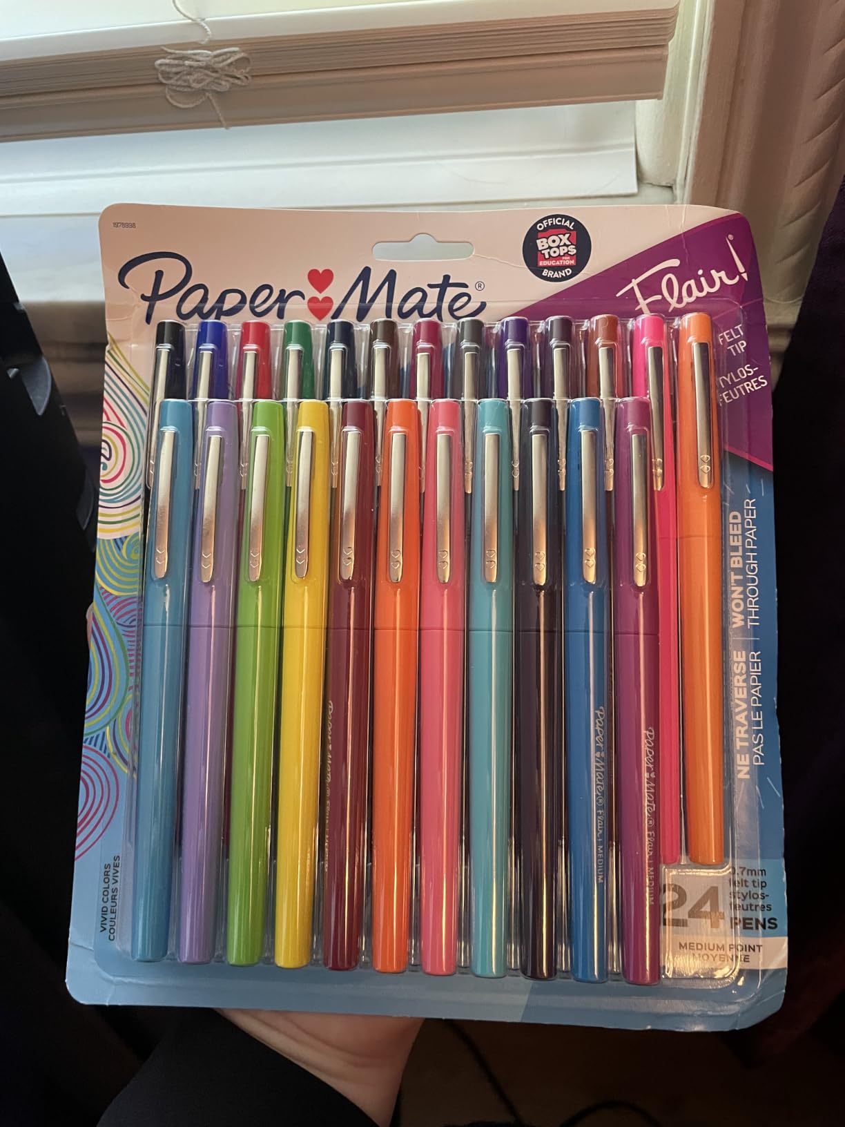 Paper Mate Flair Felt Tip Pens, Medium Point (0.7mm), 12 Count - For Arts & Crafts, Note-Taking, Journaling, School Supplies for Teachers & Students customer photo 2