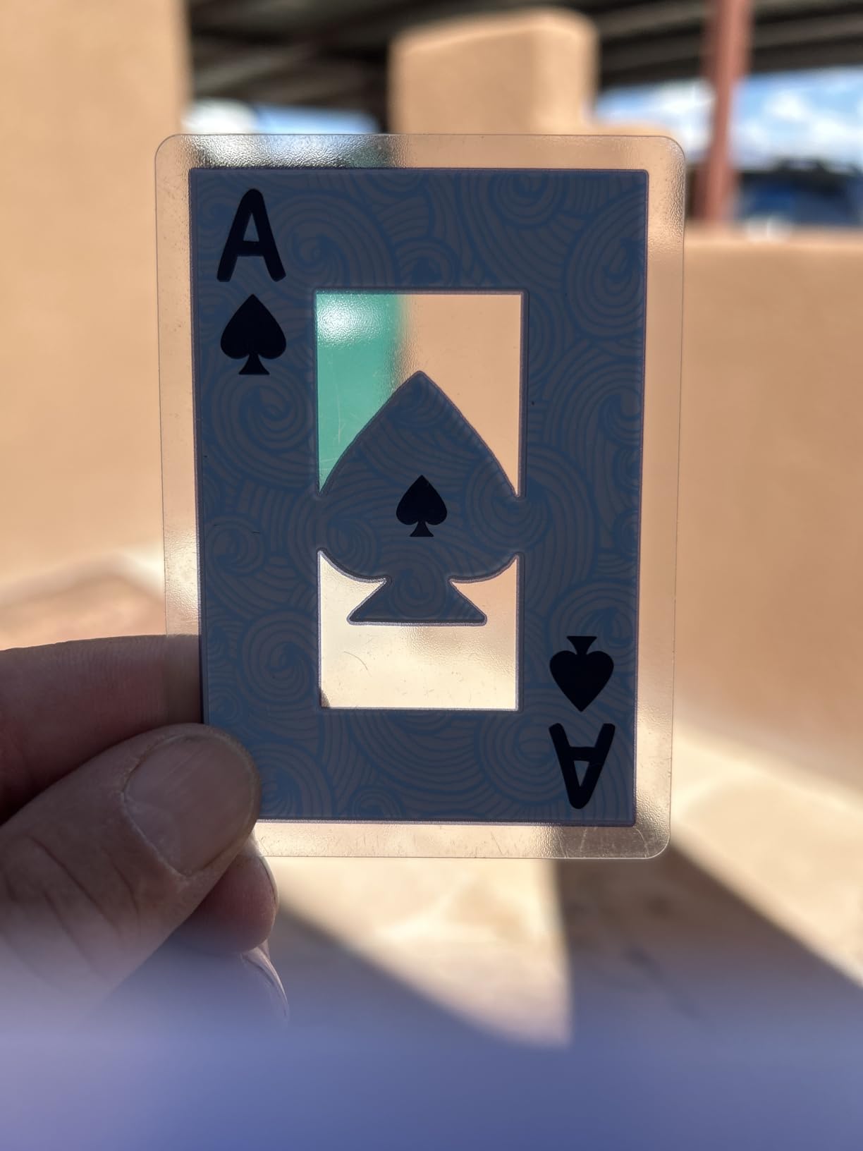 Hoyle Waterproof Clear Plastic Playing Cards 1 Deck Outdoor Pool customer photo 2