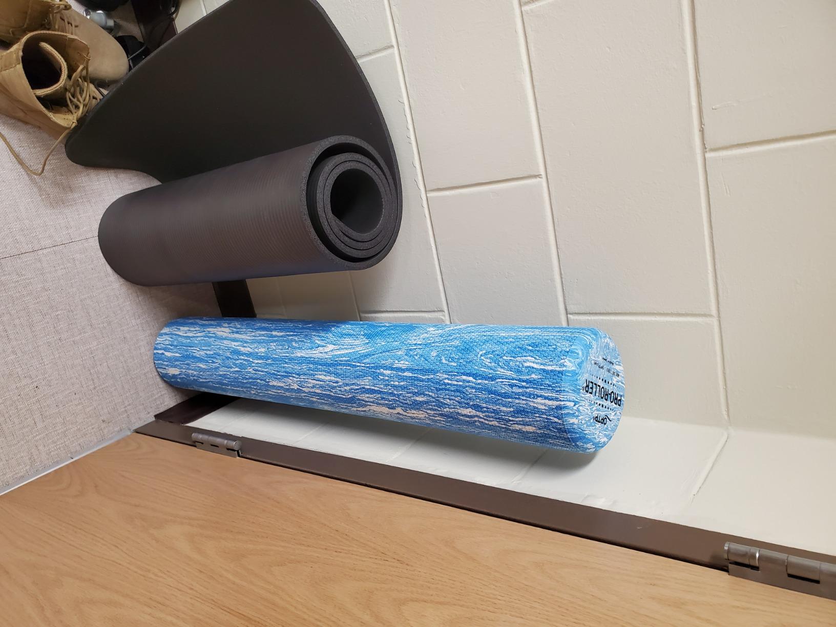 OPTP PRO-ROLLER Standard Density Foam Roller – Round, Blue, 36